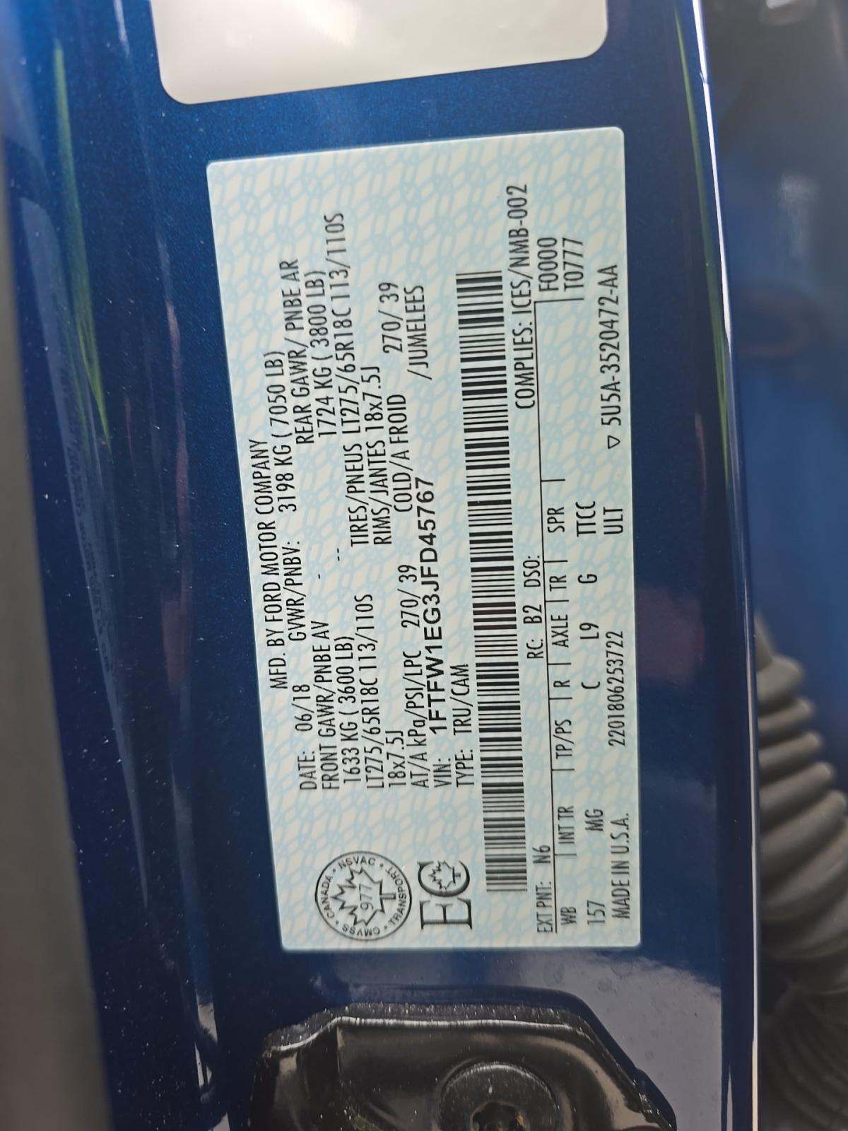 2018 Ford F-150 XLT AWD