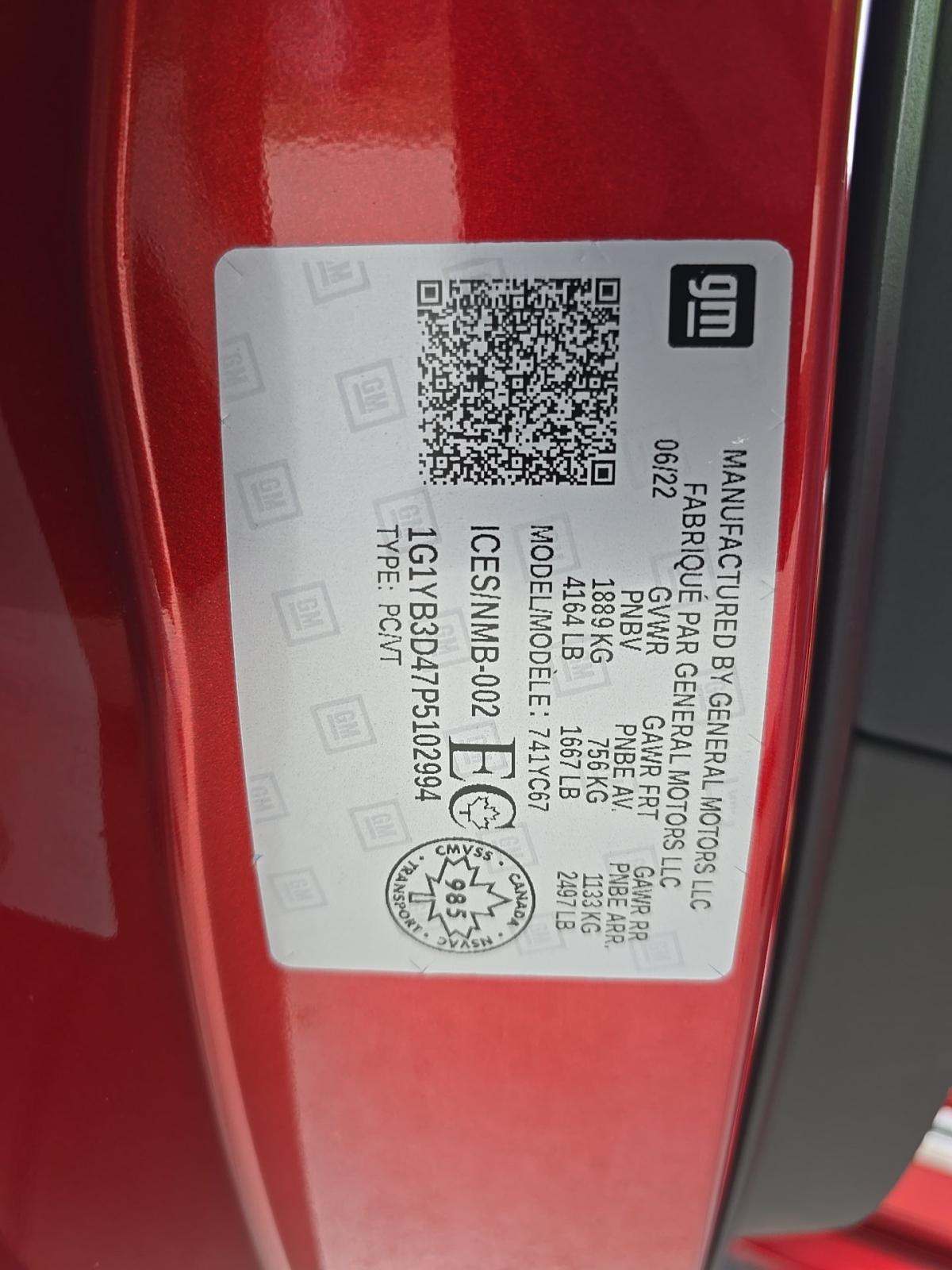 2023 Chevrolet Corvette Stingray RWD