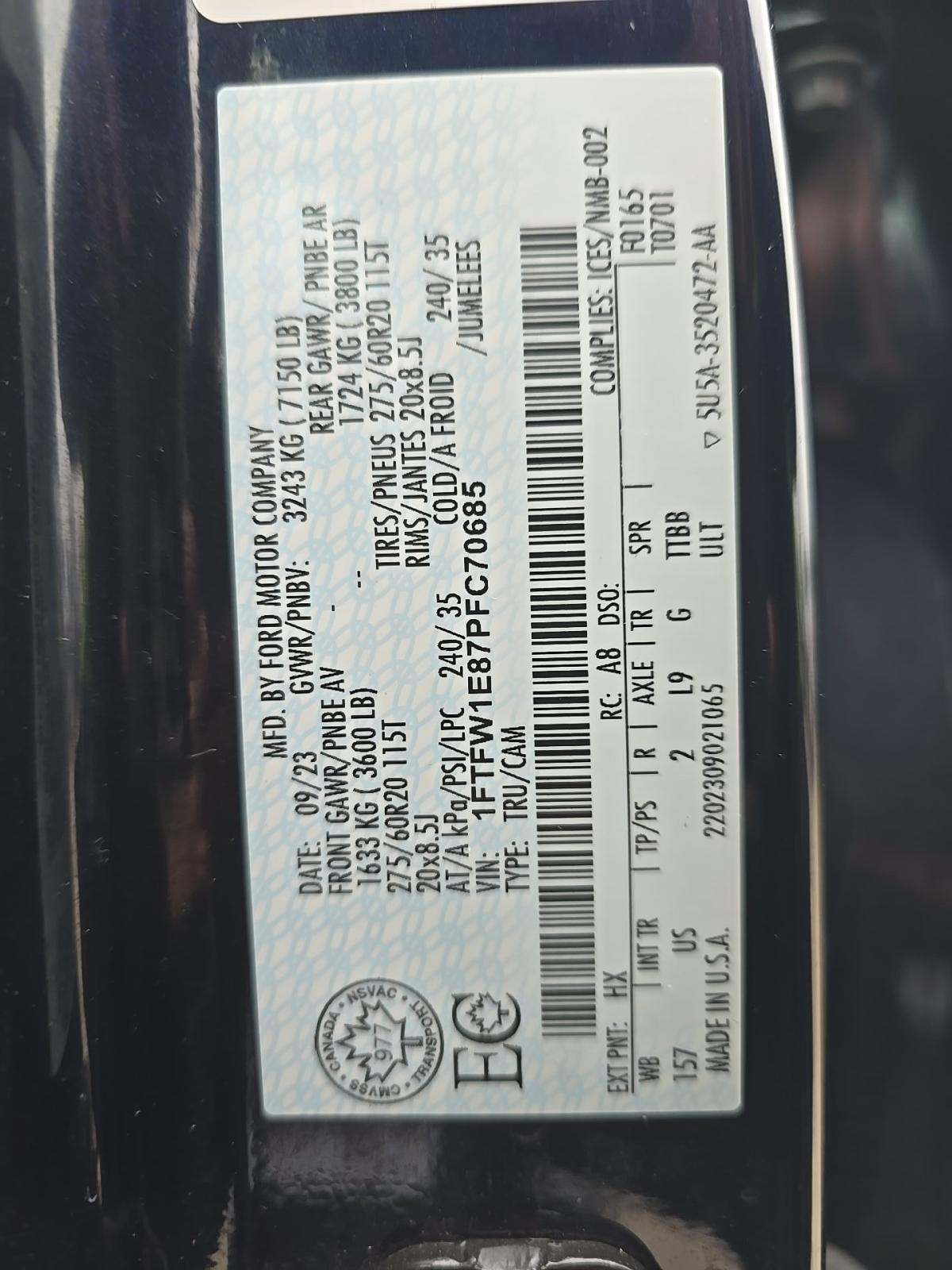 2023 Ford F-150 XLT AWD