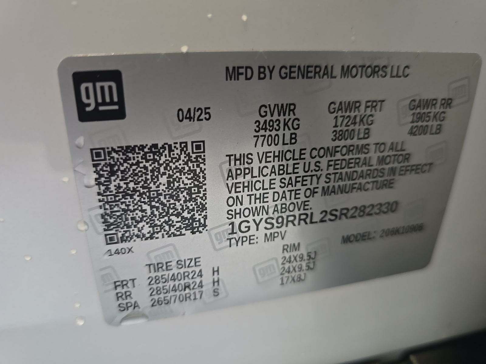 2025 Cadillac Escalade ESV Sport Platinum AWD