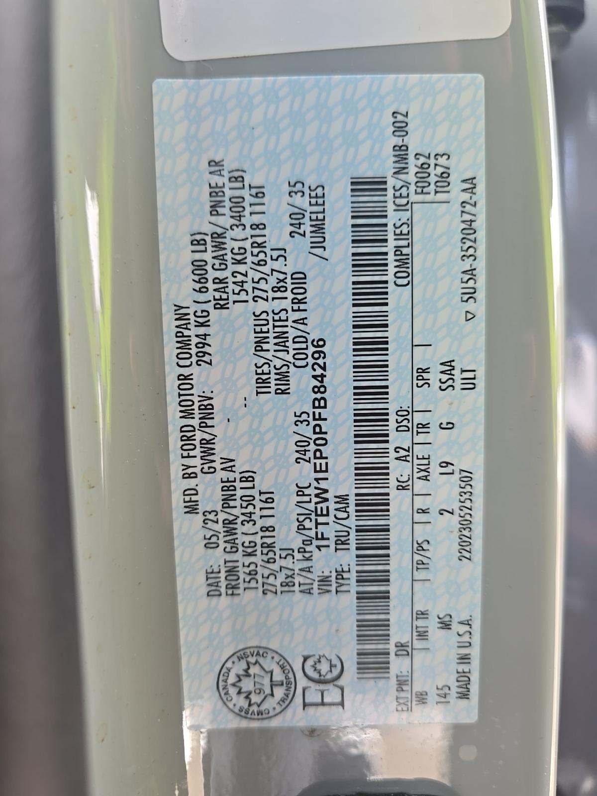 2023 Ford F-150 XLT AWD