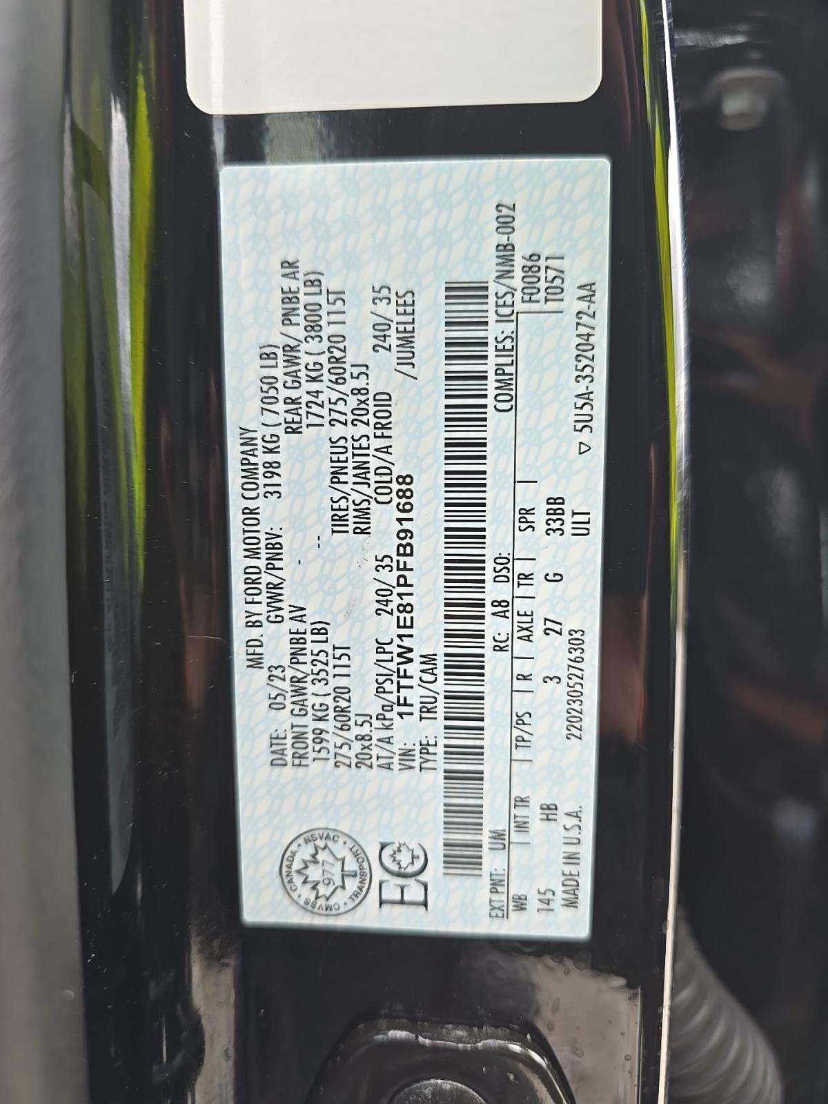 2023 Ford F-150 Lariat AWD