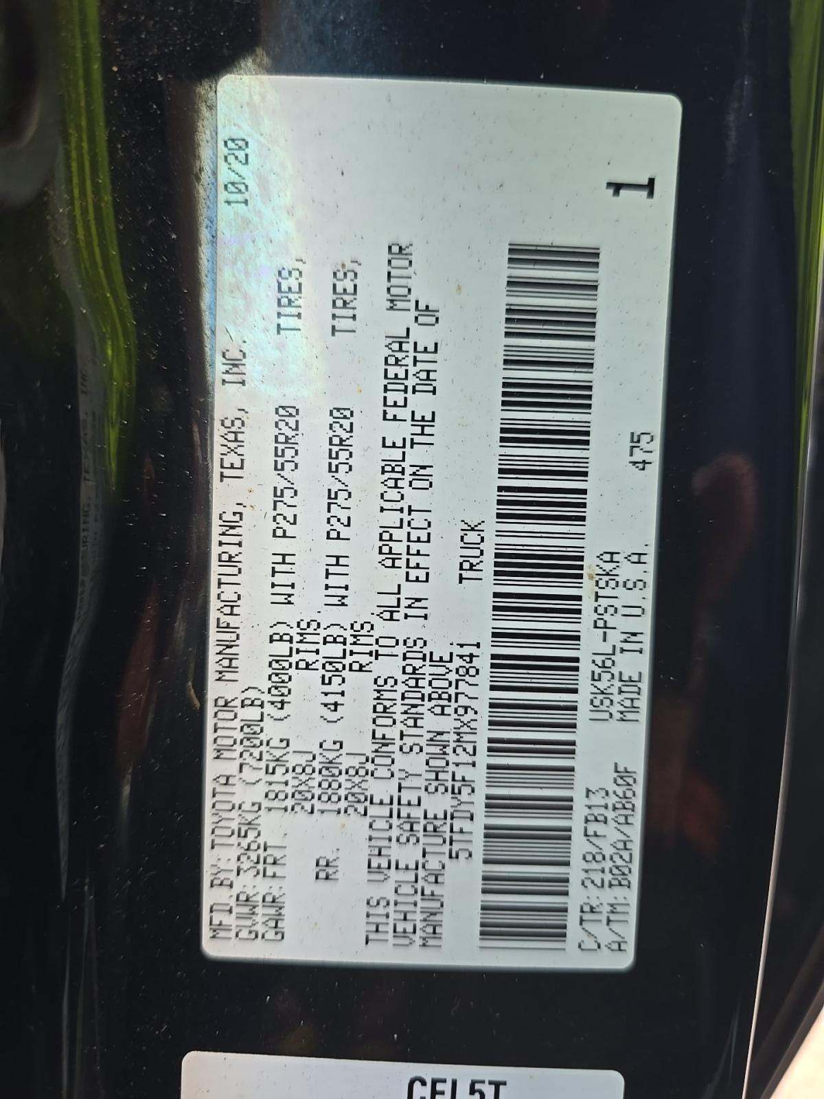 2021 Toyota Tundra SR5 AWD