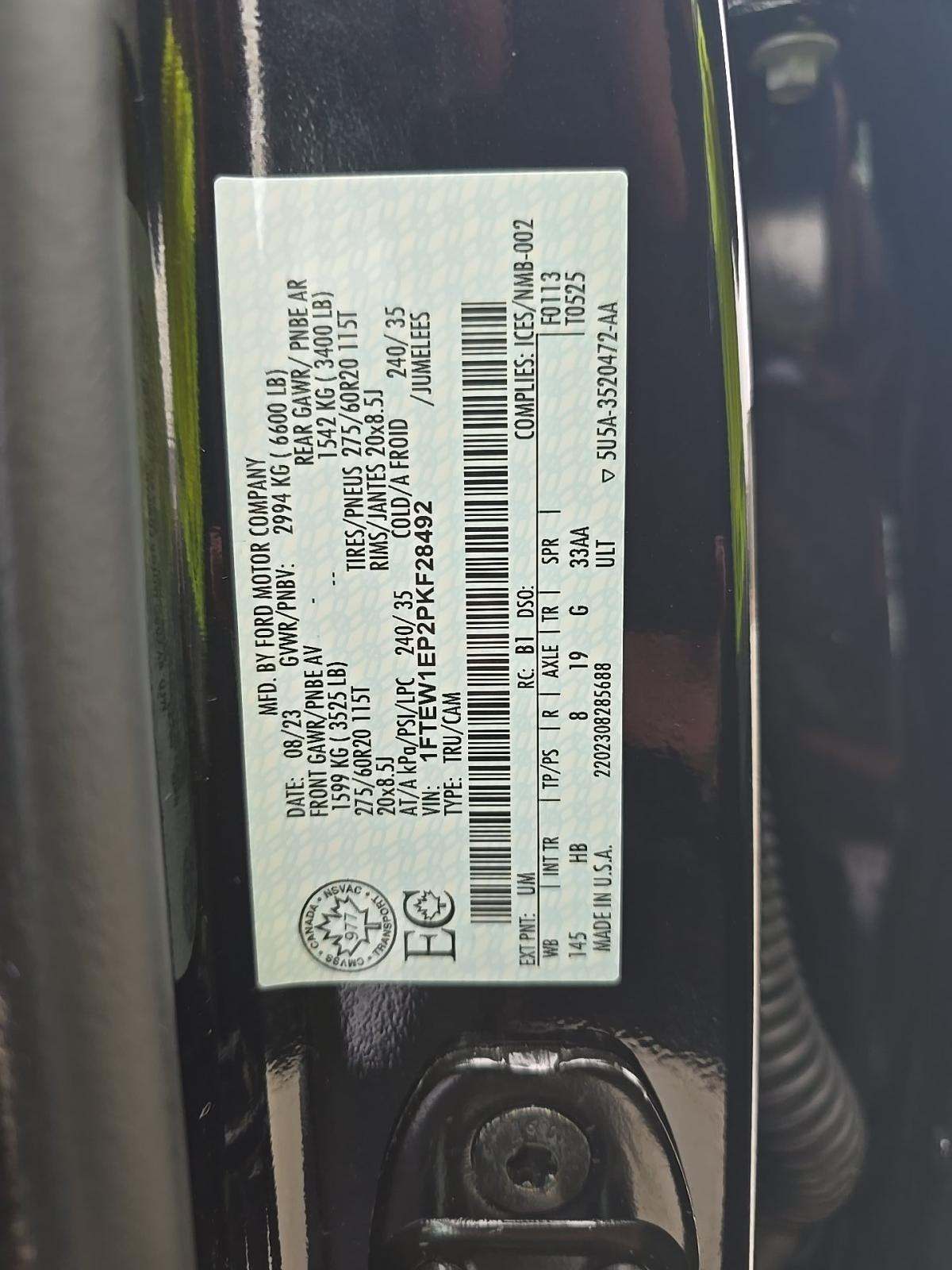 2023 Ford F-150 Lariat AWD