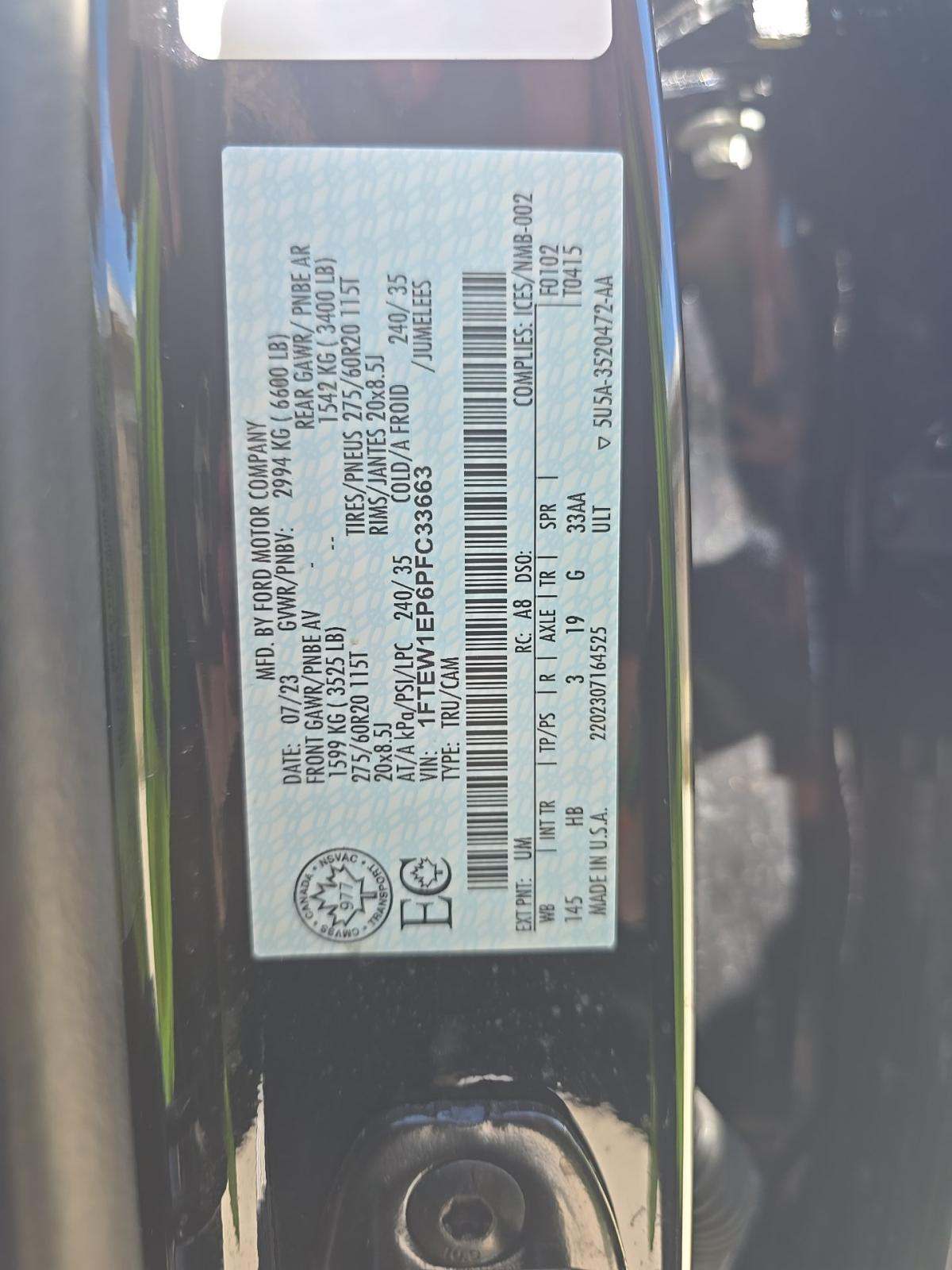 2023 Ford F-150 Lariat AWD