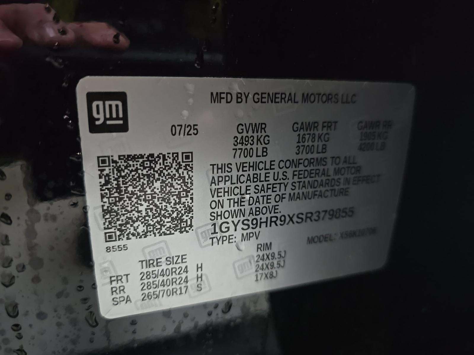 2025 Cadillac Escalade V-Series AWD