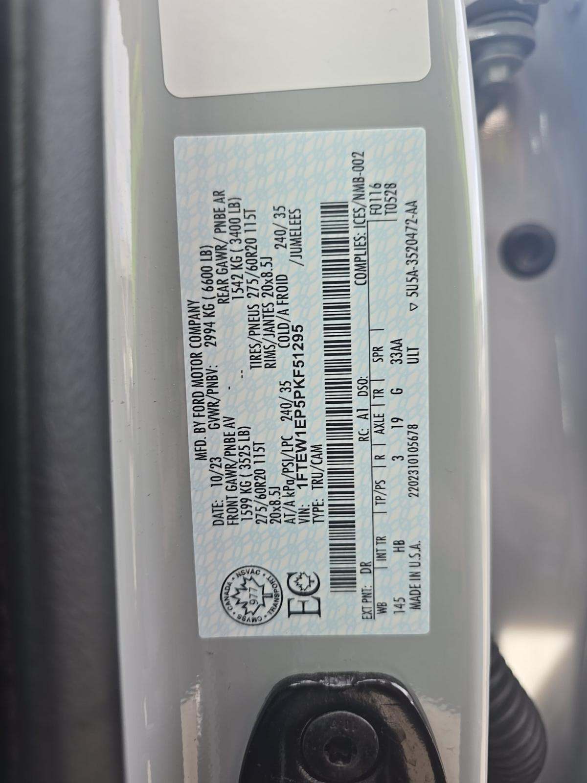 2023 Ford F-150 Lariat AWD