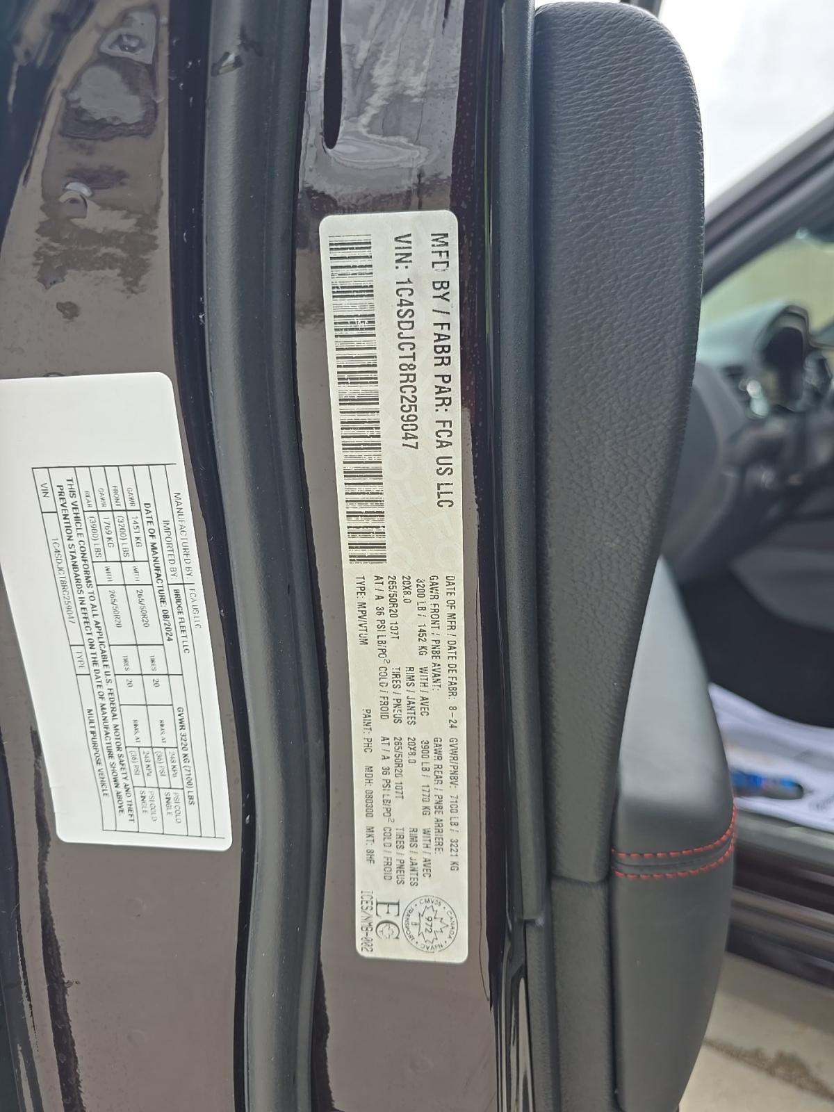 2024 Dodge Durango R/T AWD