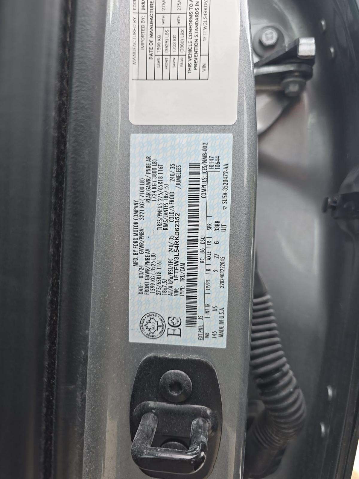 2024 Ford F-150 XLT AWD