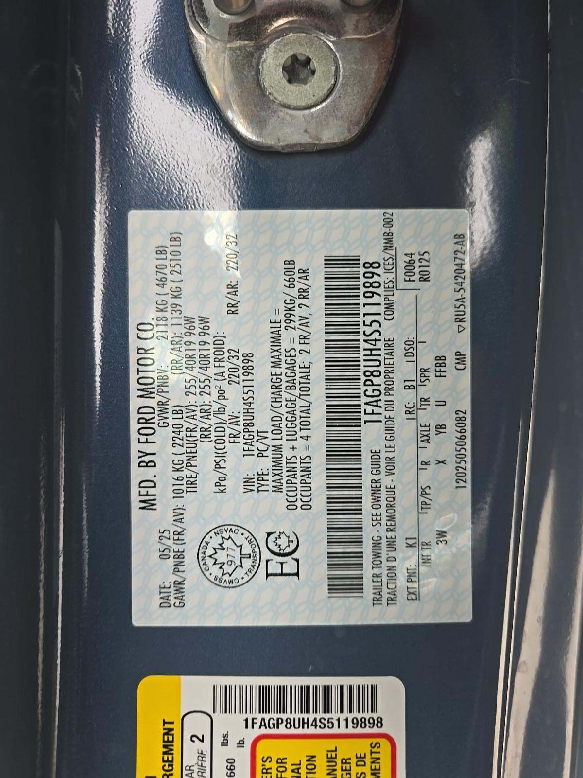 2025 Ford Mustang EcoBoost Premium RWD