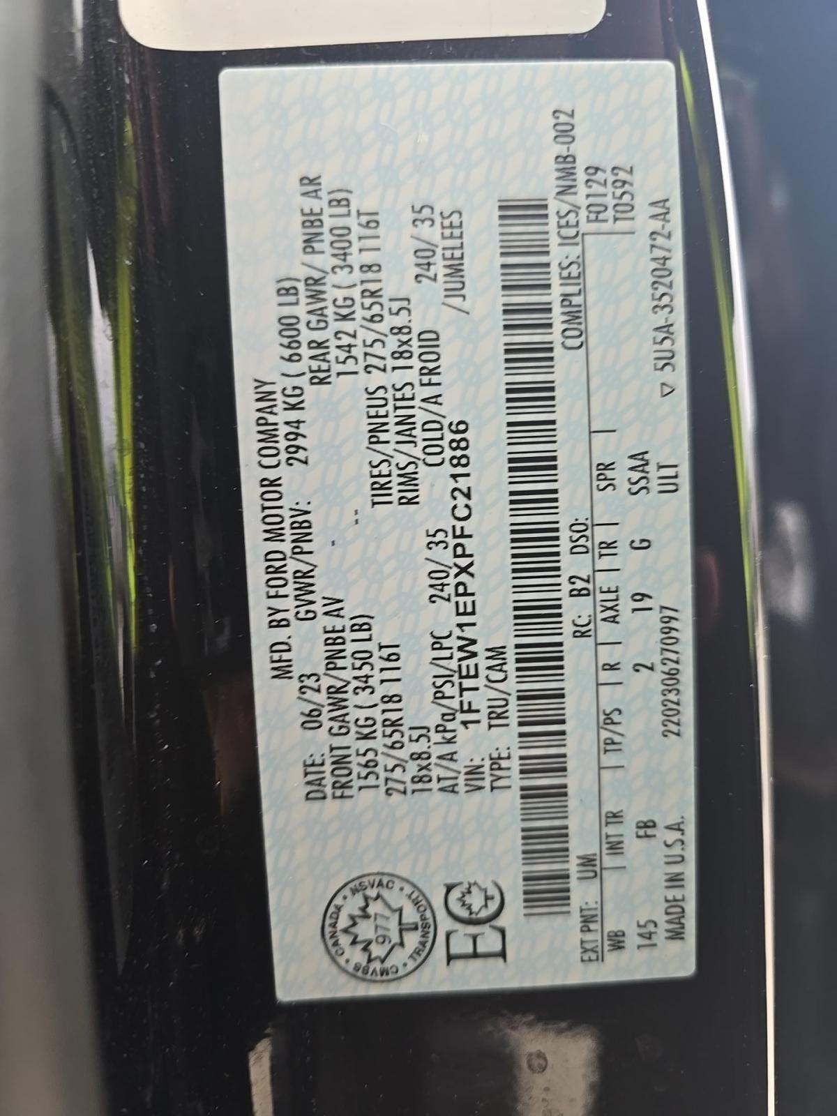 2023 Ford F-150 XLT AWD