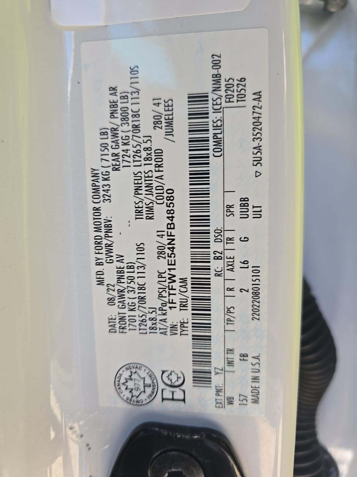 2022 Ford F-150 XLT AWD