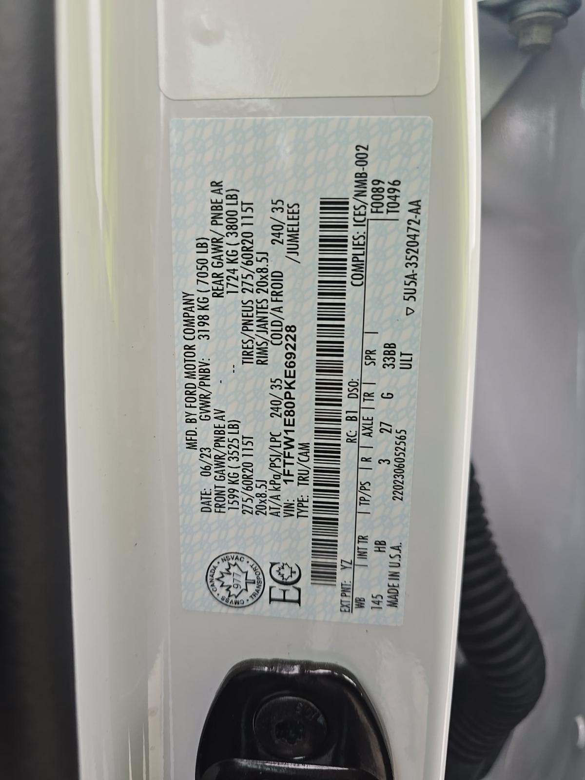 2023 Ford F-150 Lariat AWD