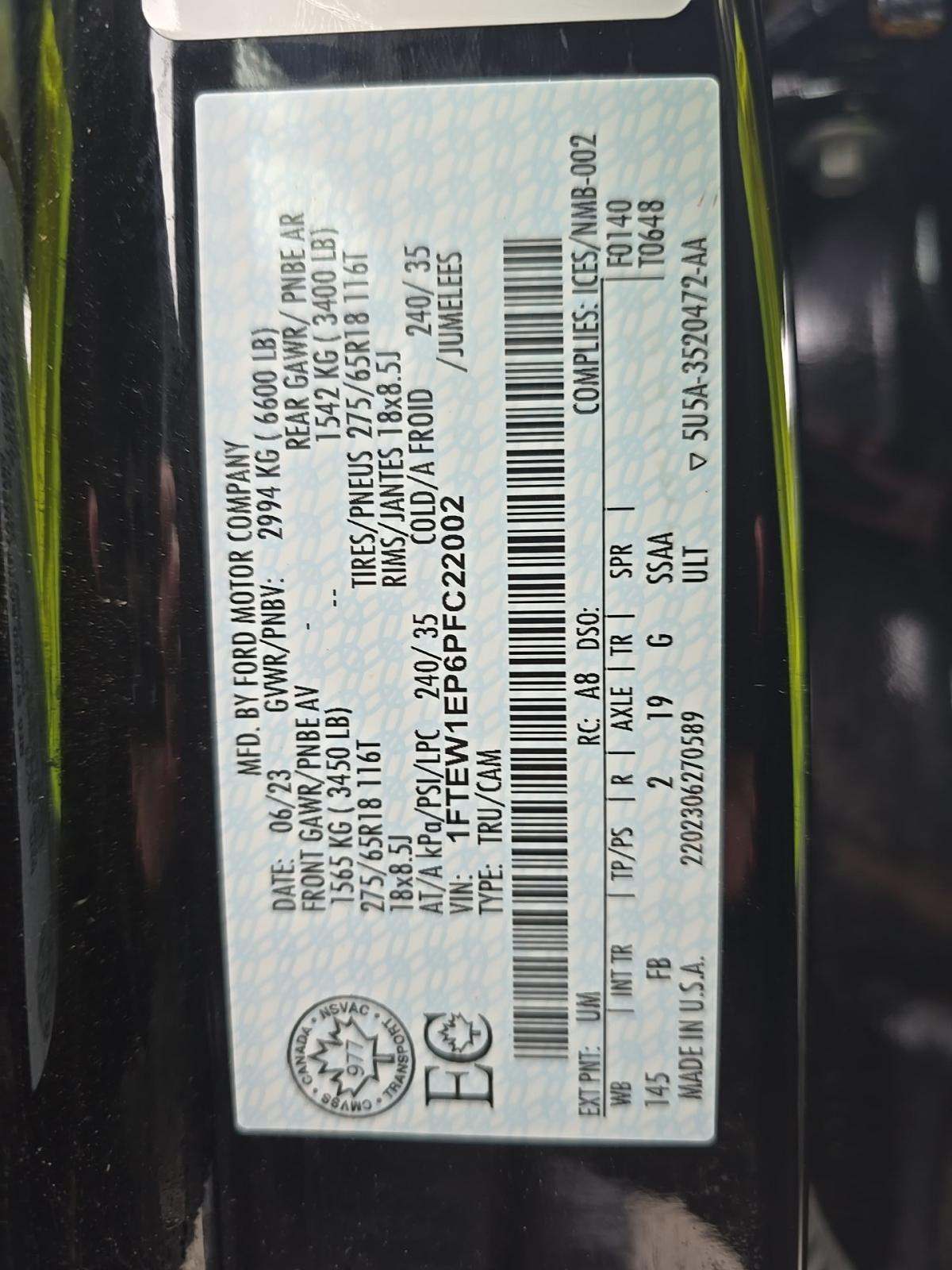 2023 Ford F-150 XLT AWD