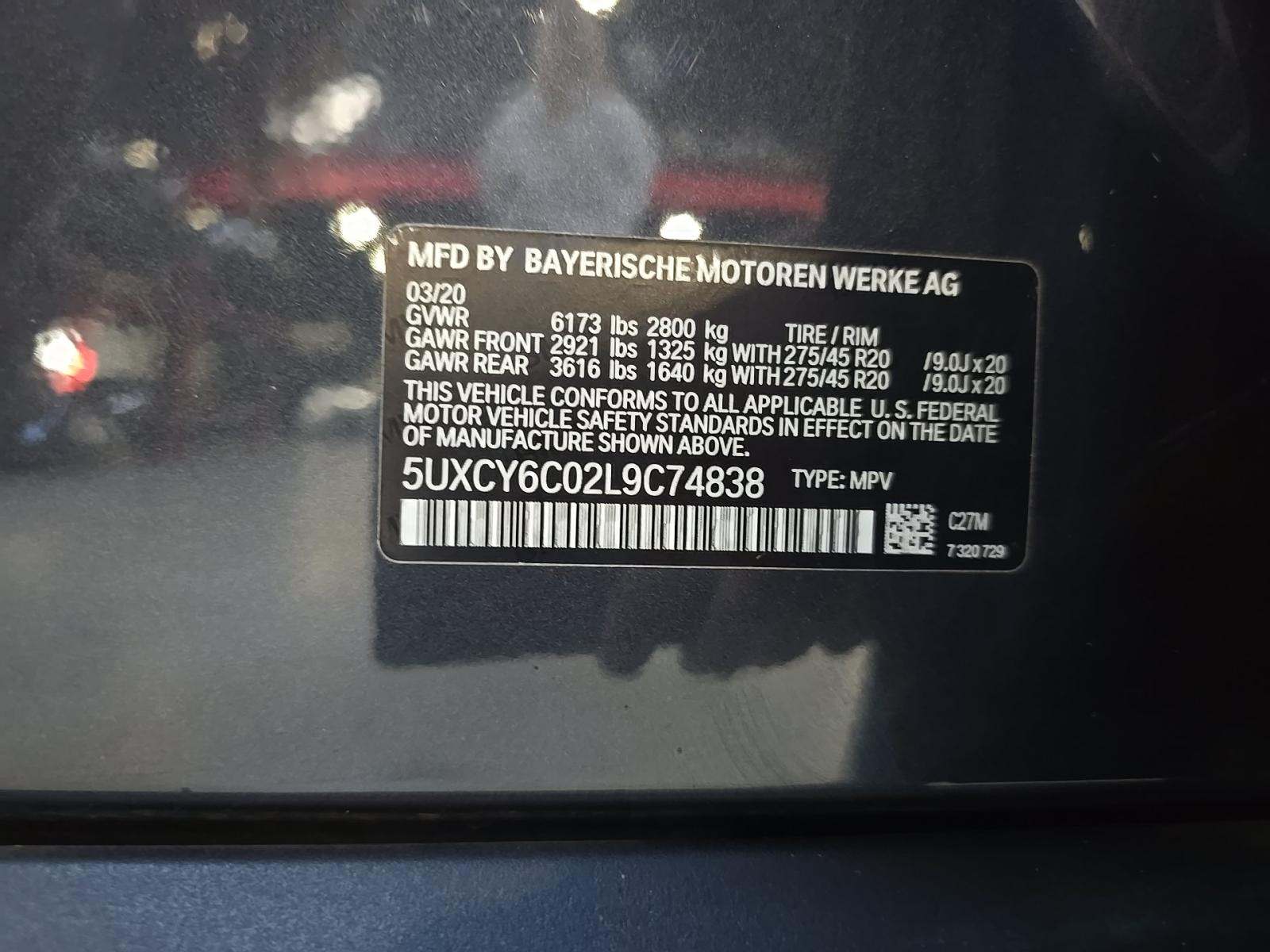 2020 BMW X6 xDrive40i AWD