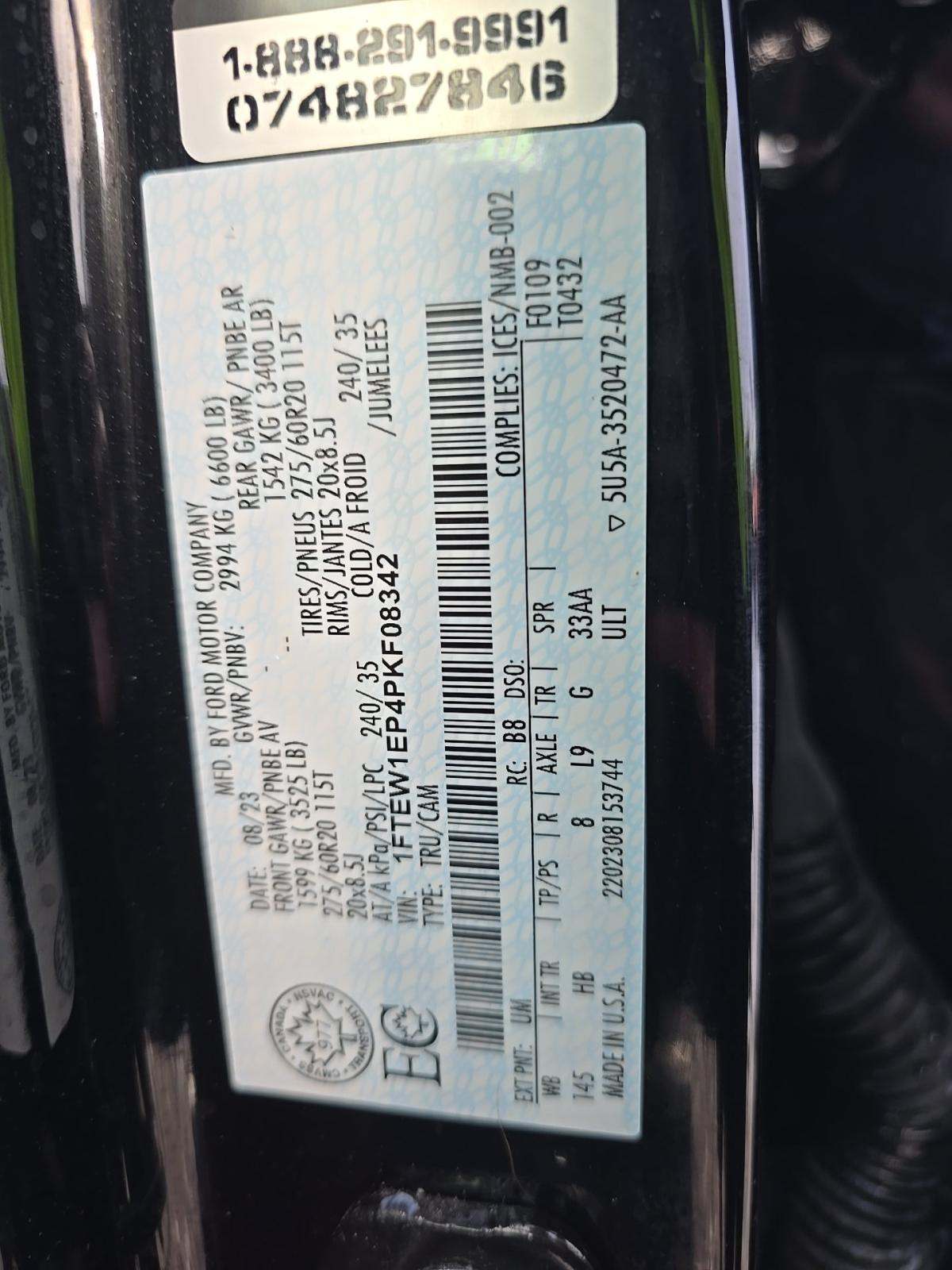 2023 Ford F-150 Lariat AWD