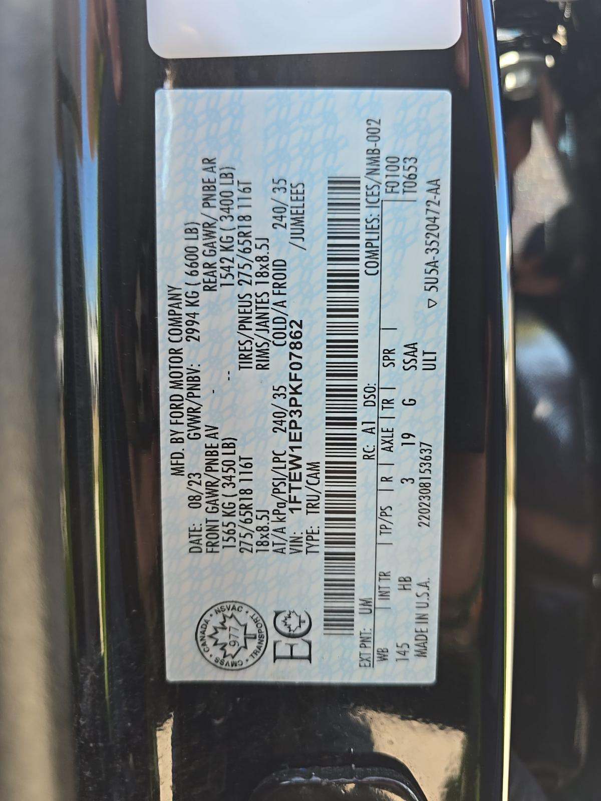 2023 Ford F-150 Lariat AWD