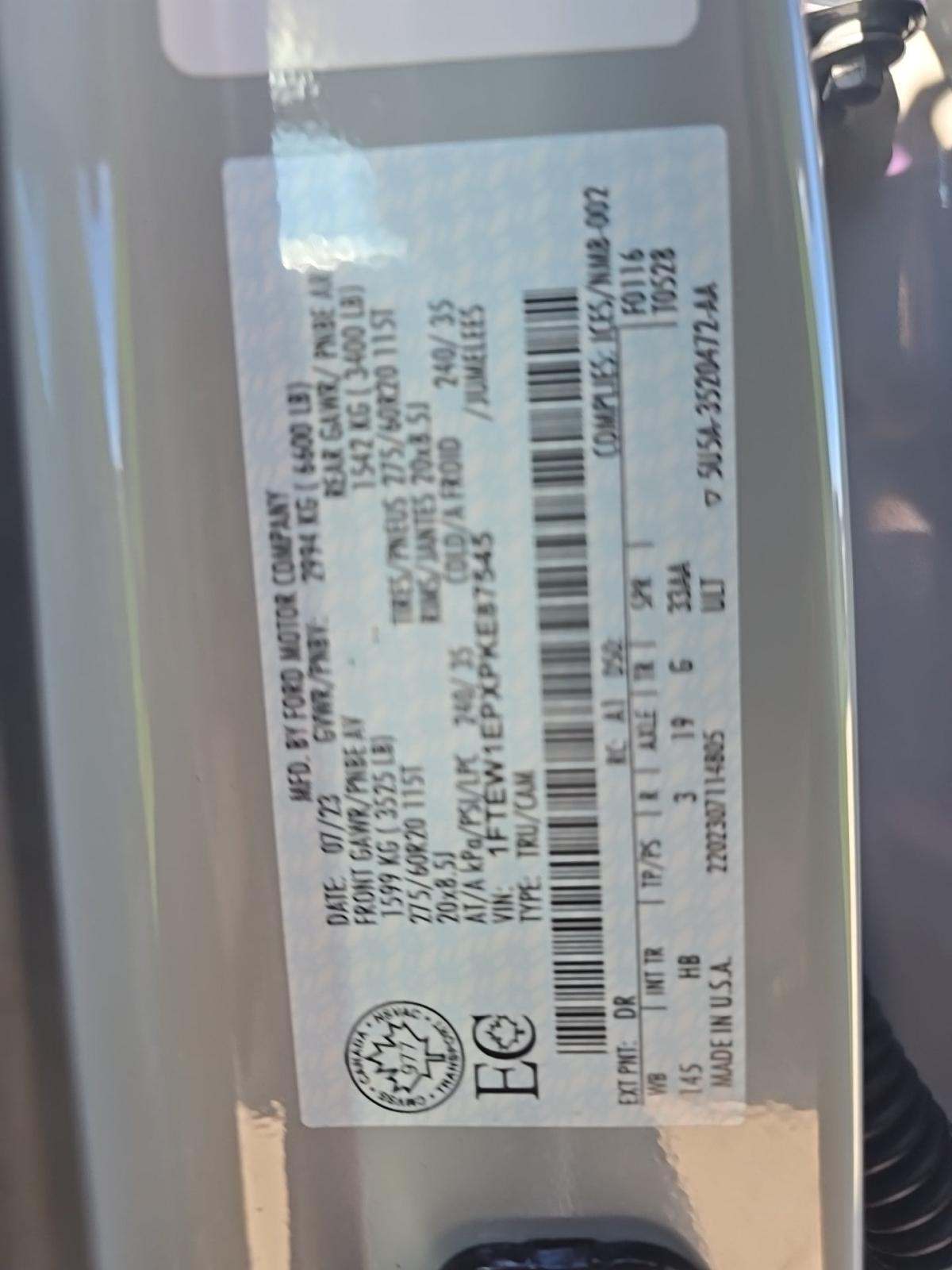 2023 Ford F-150 Lariat AWD