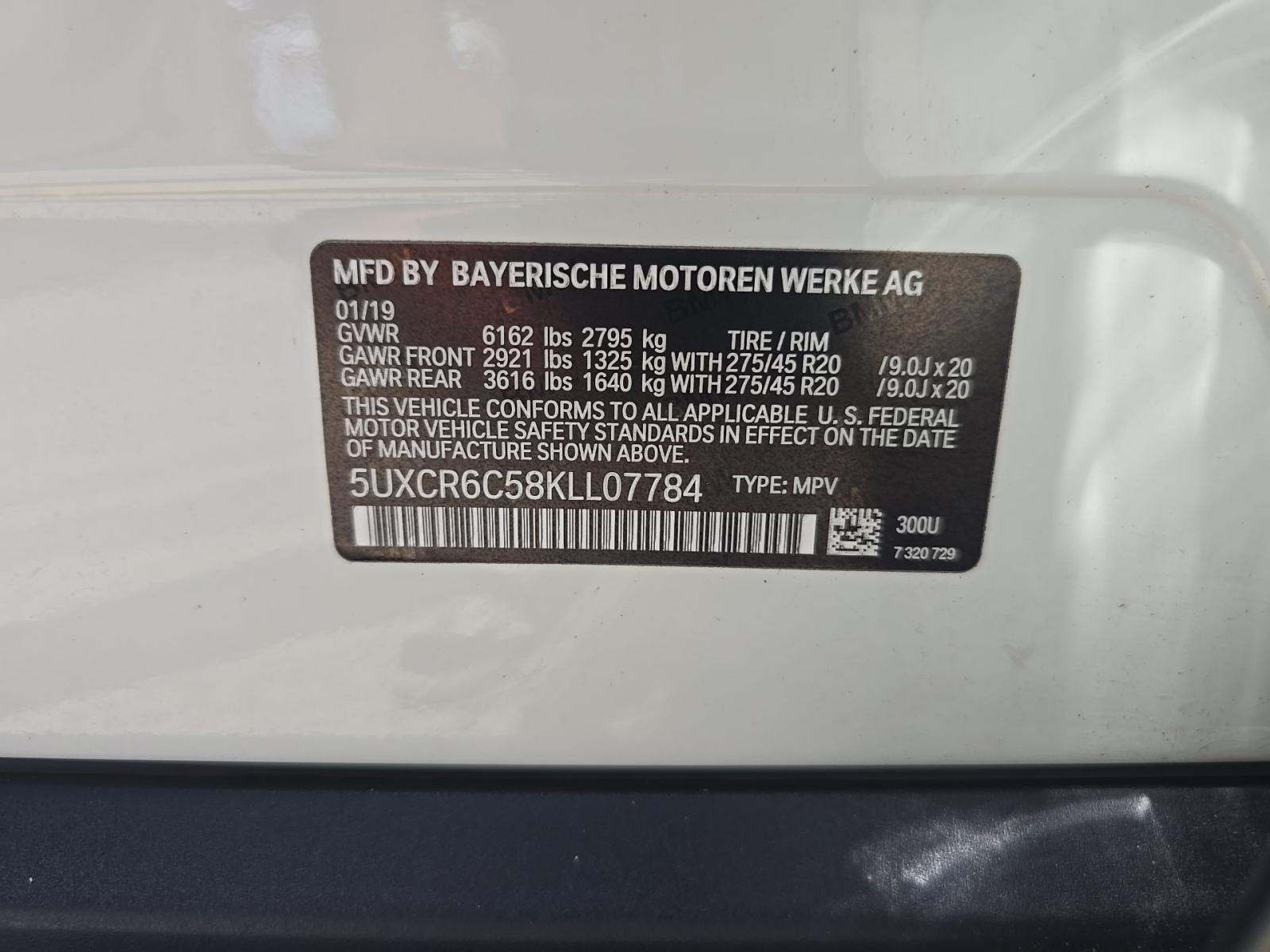 2019 BMW X5 xDrive40i AWD