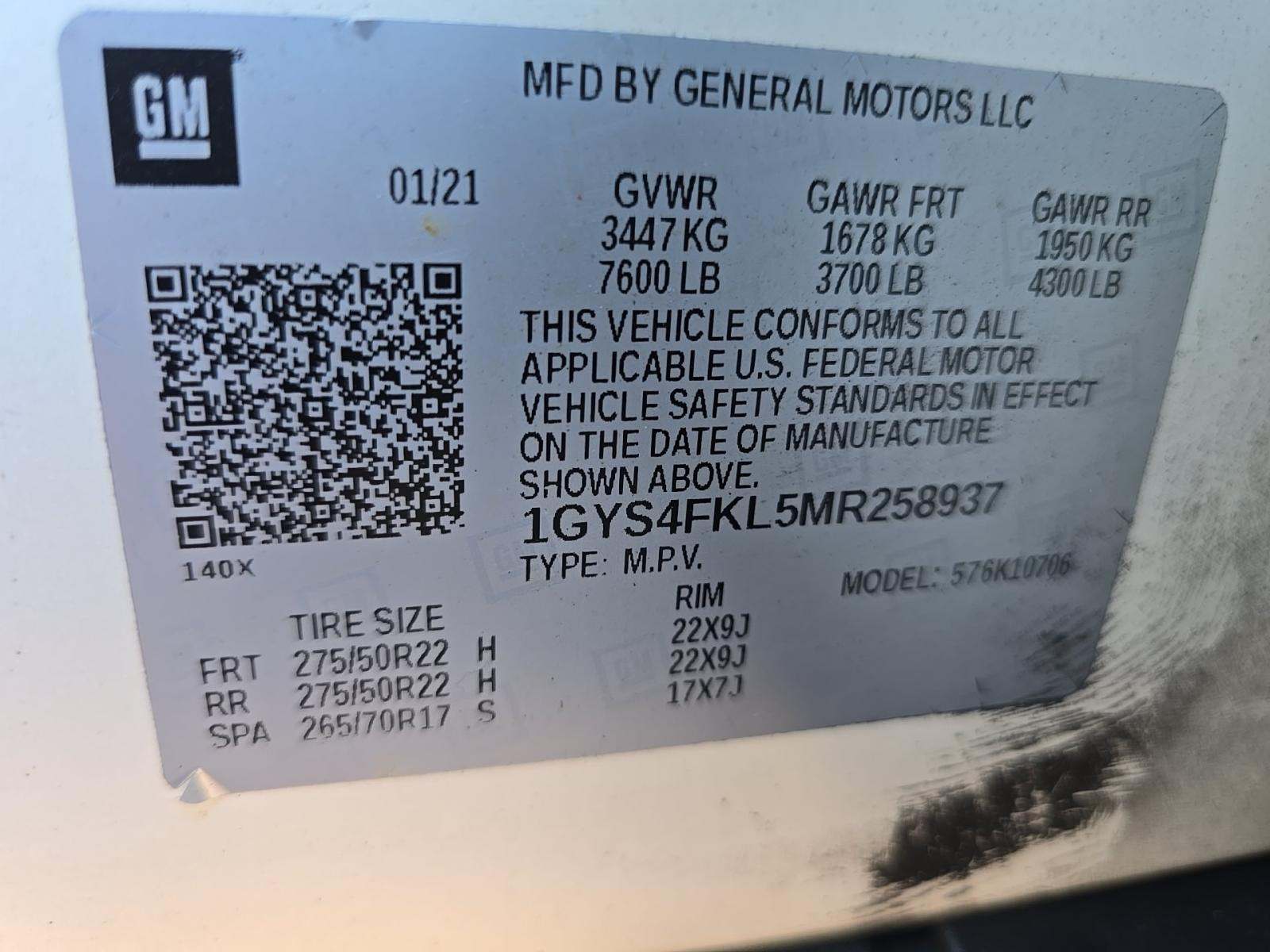 2021 Cadillac Escalade Sport AWD