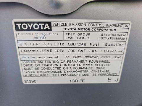2011 Toyota Tacoma PreRunner RWD