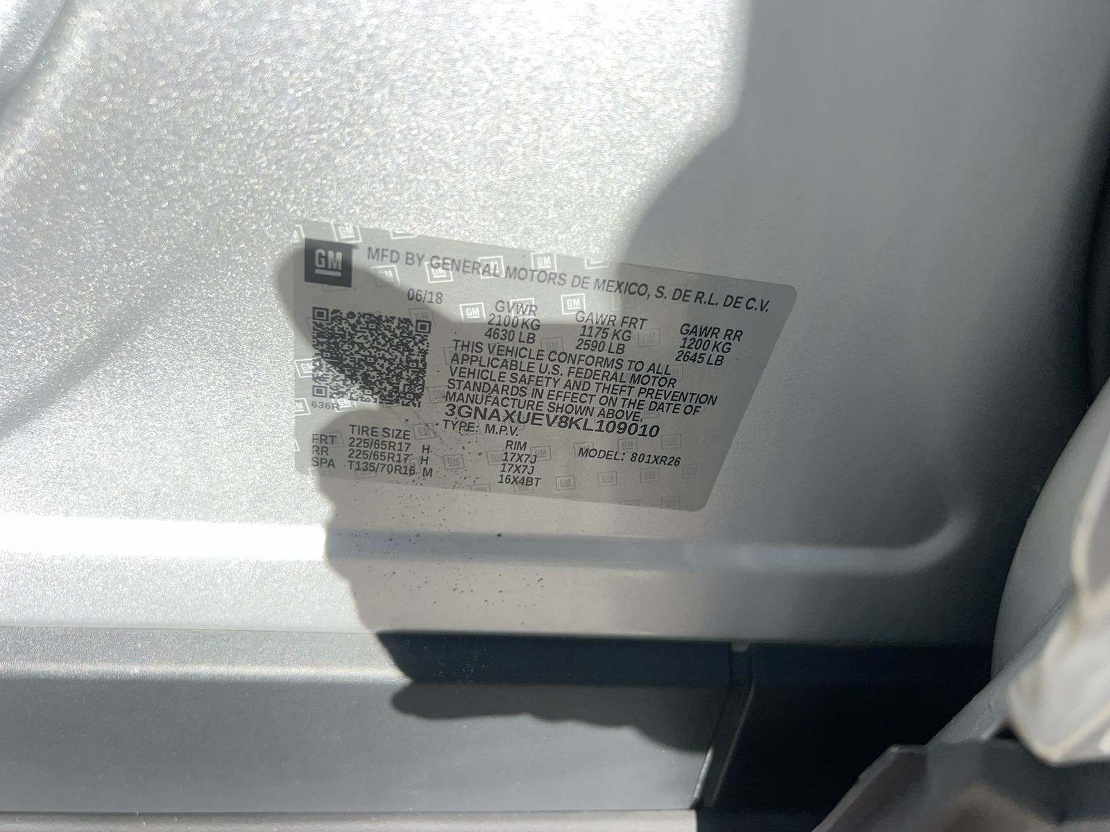 2019 Chevrolet Equinox LT AWD