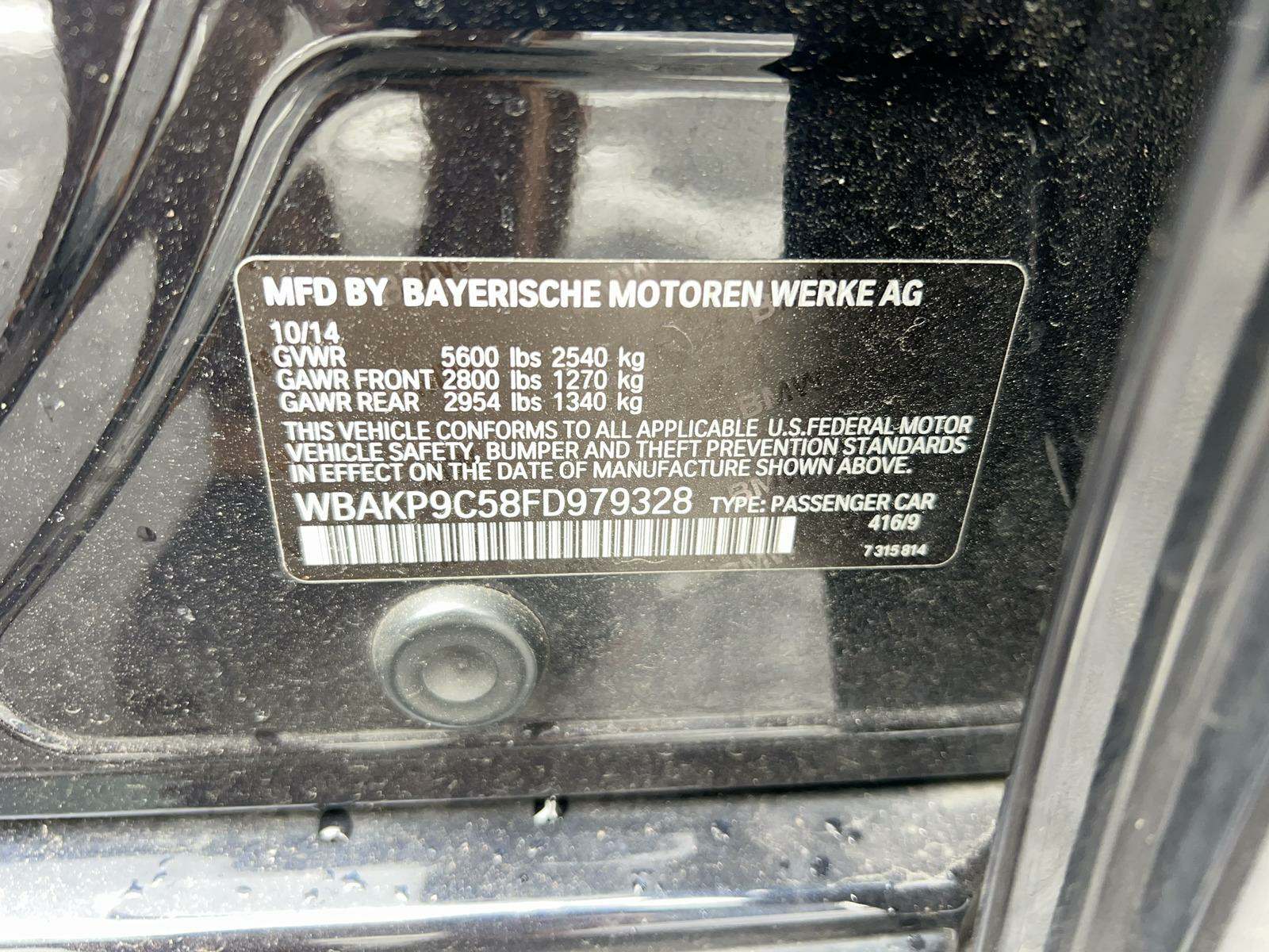 2015 BMW 5 Series 550i xDrive M SPORT LINE AWD