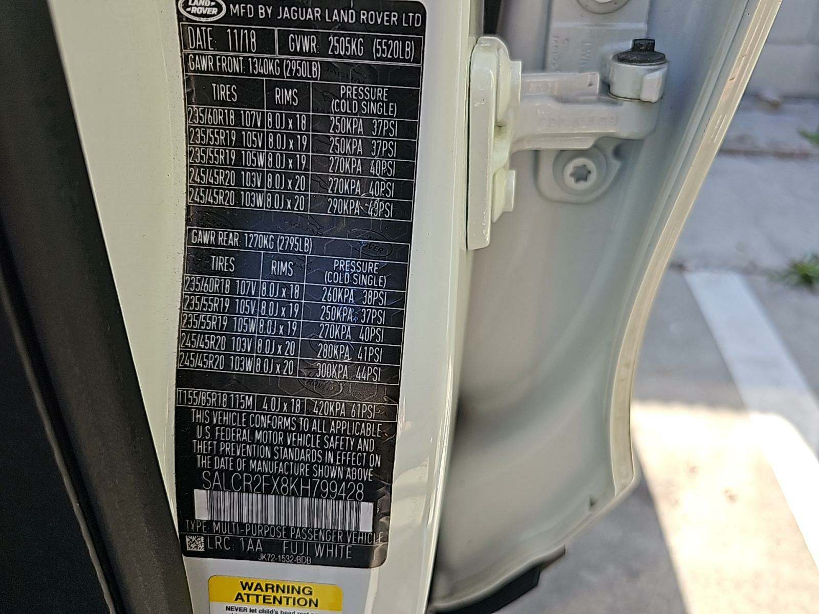 2019 Land Rover Discovery Sport HSE AWD