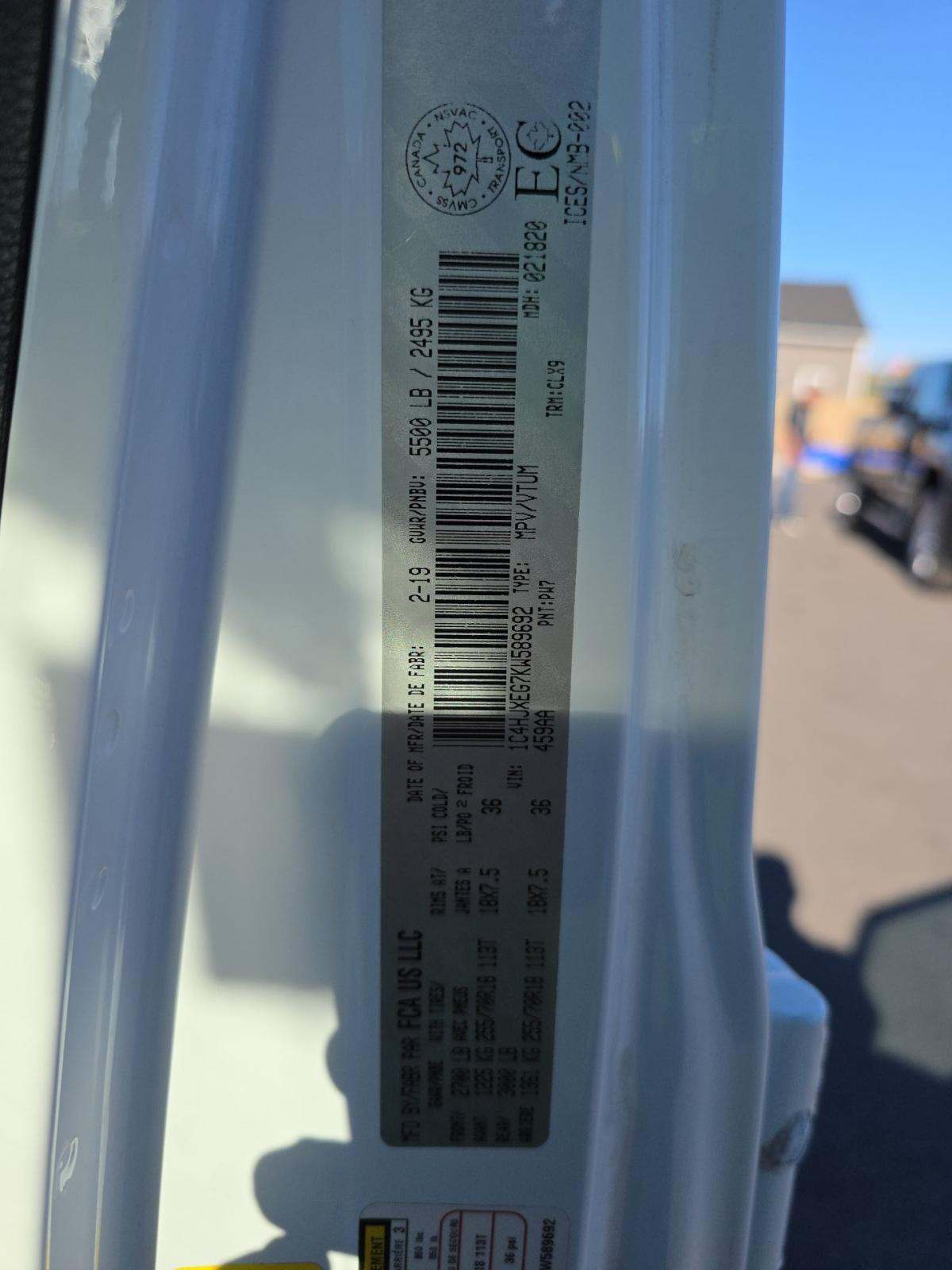 2019 Jeep Wrangler Unlimited Sahara AWD