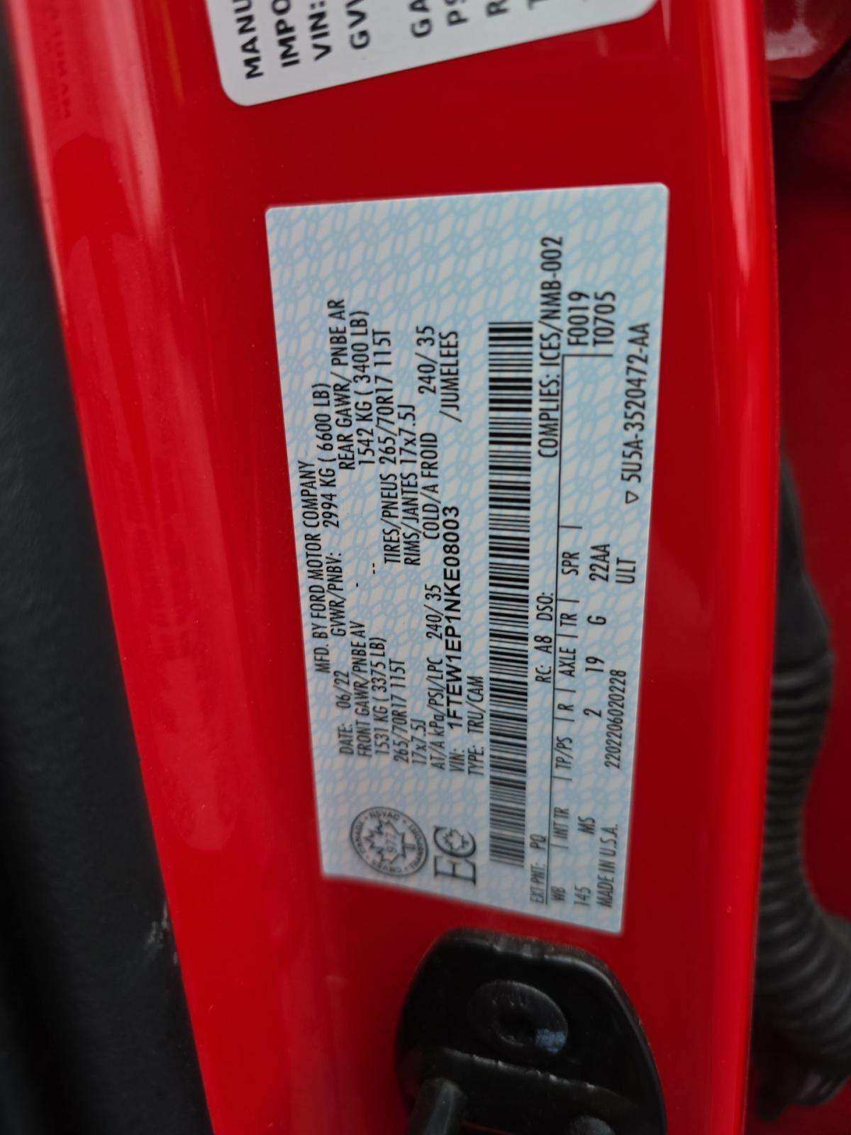 2022 Ford F-150 XLT AWD