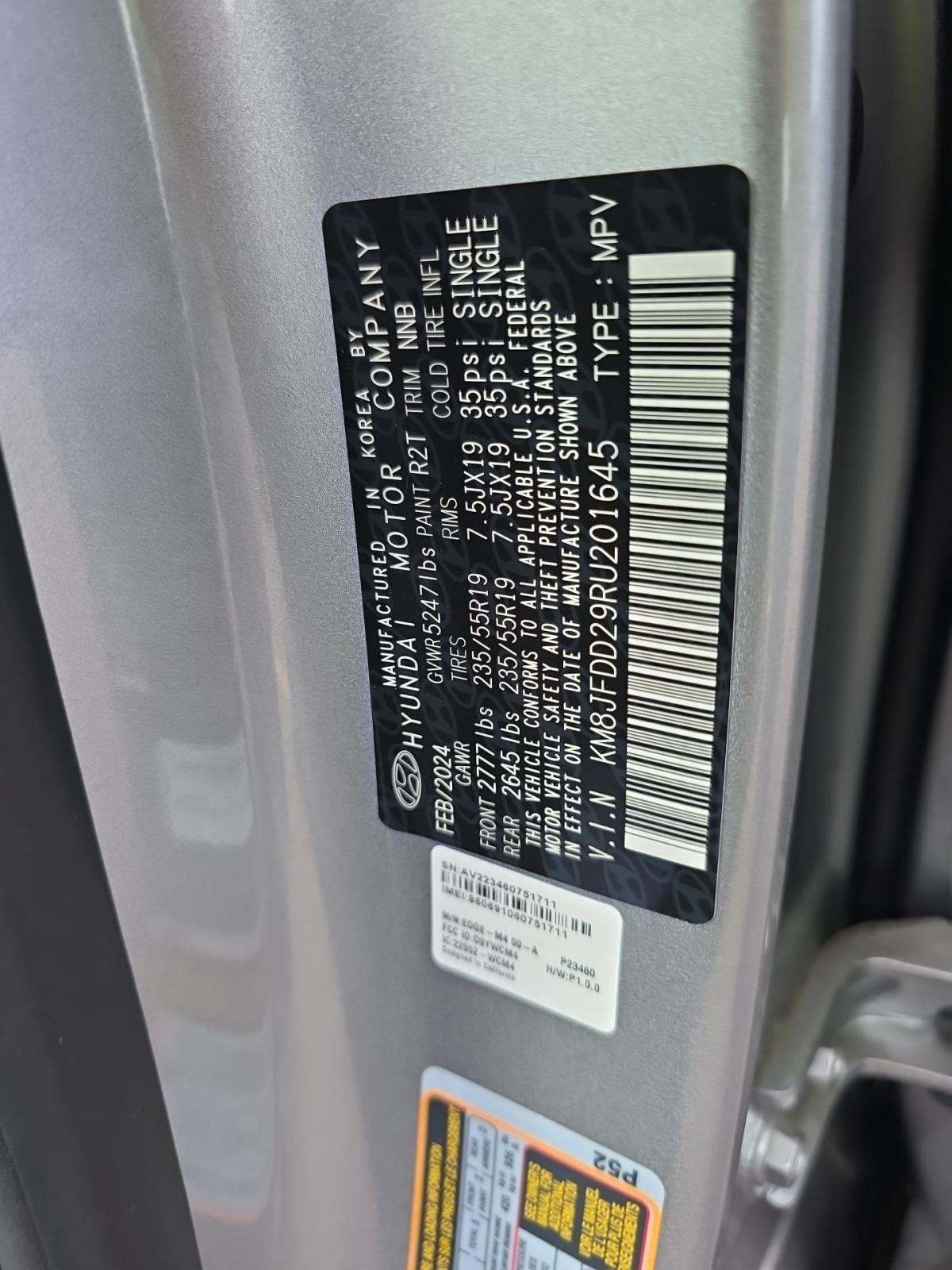 2024 Hyundai Tucson Plug-In Hybrid Limited AWD