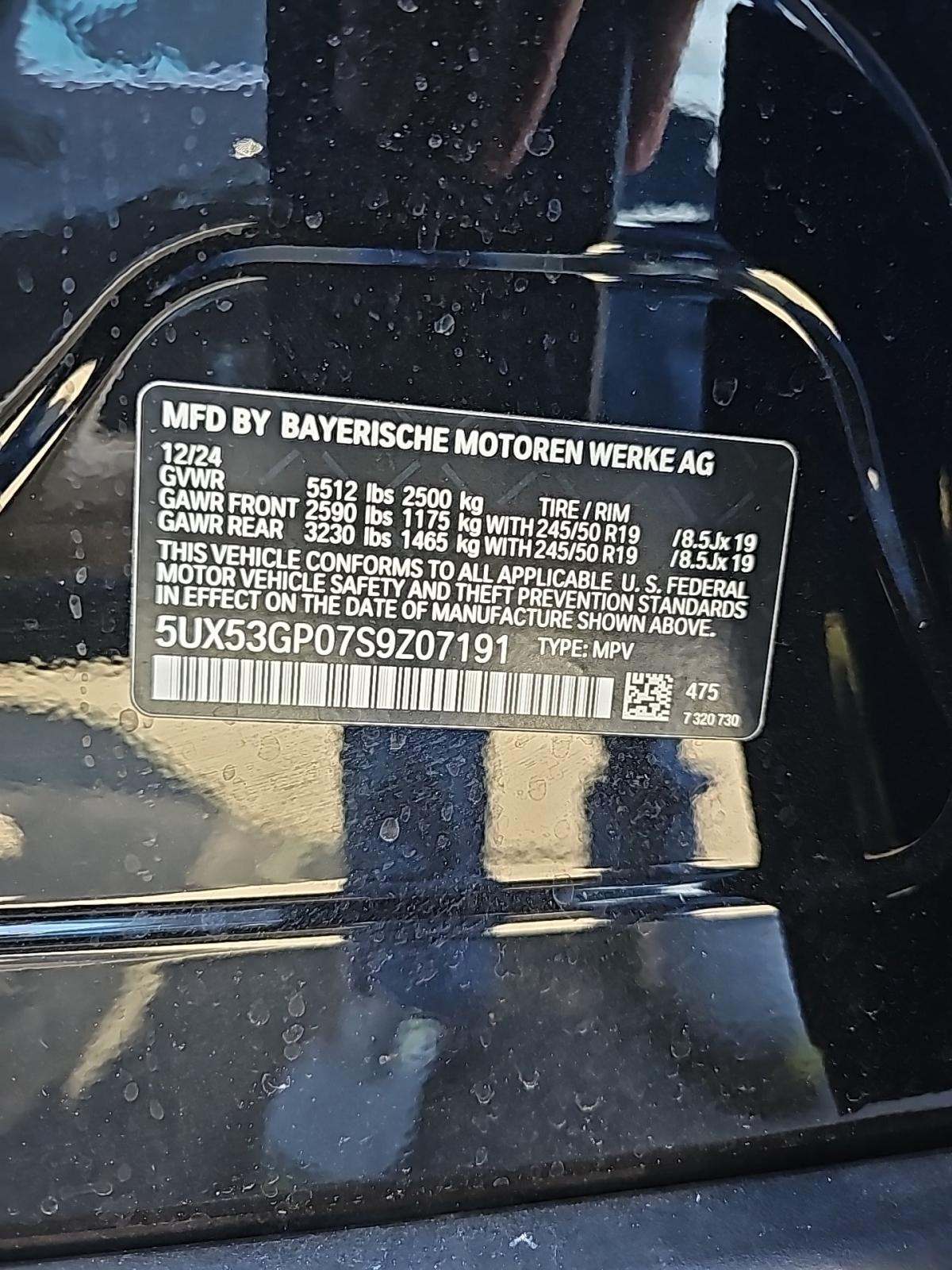 2025 BMW X3 xDrive30i AWD