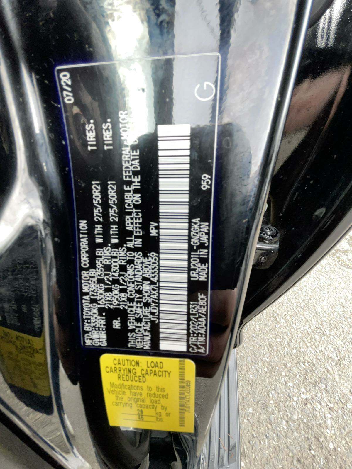 2020 Lexus LX LX 570 AWD