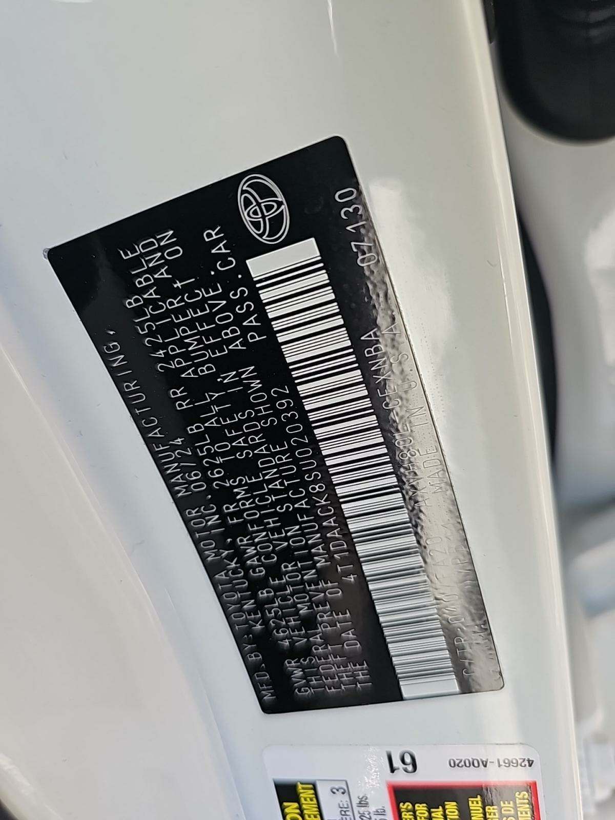 2025 Toyota Camry LE FWD