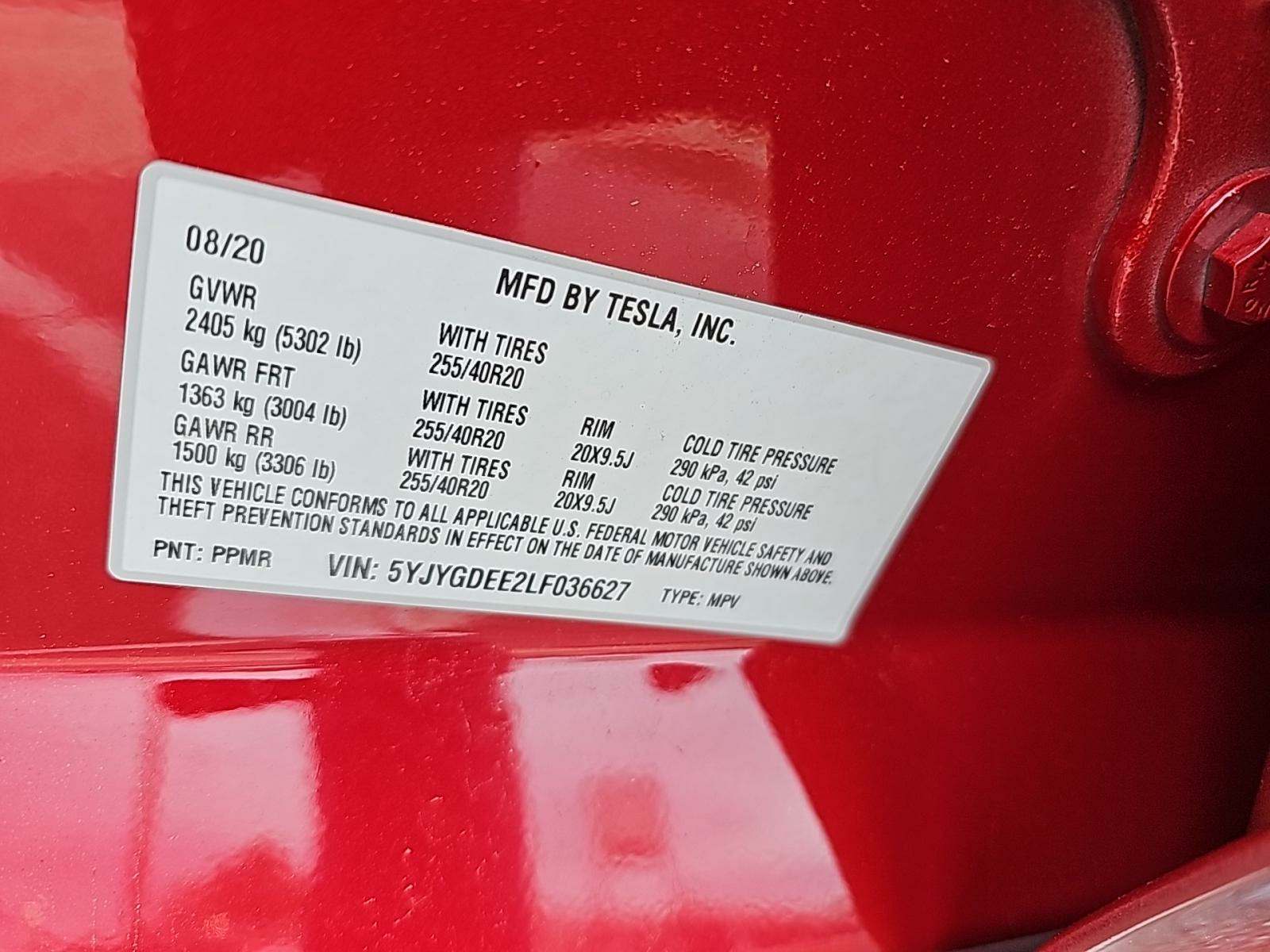 2020 Tesla Model Y Long Range AWD