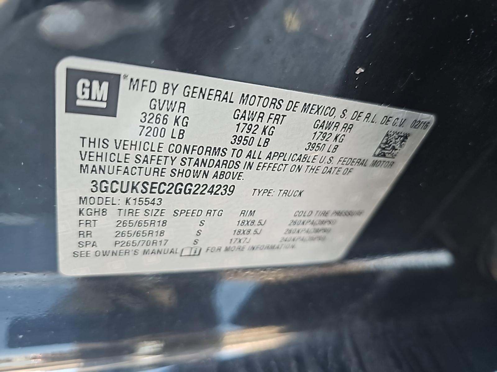 2016 Chevrolet Silverado 1500 LTZ Z71 AWD