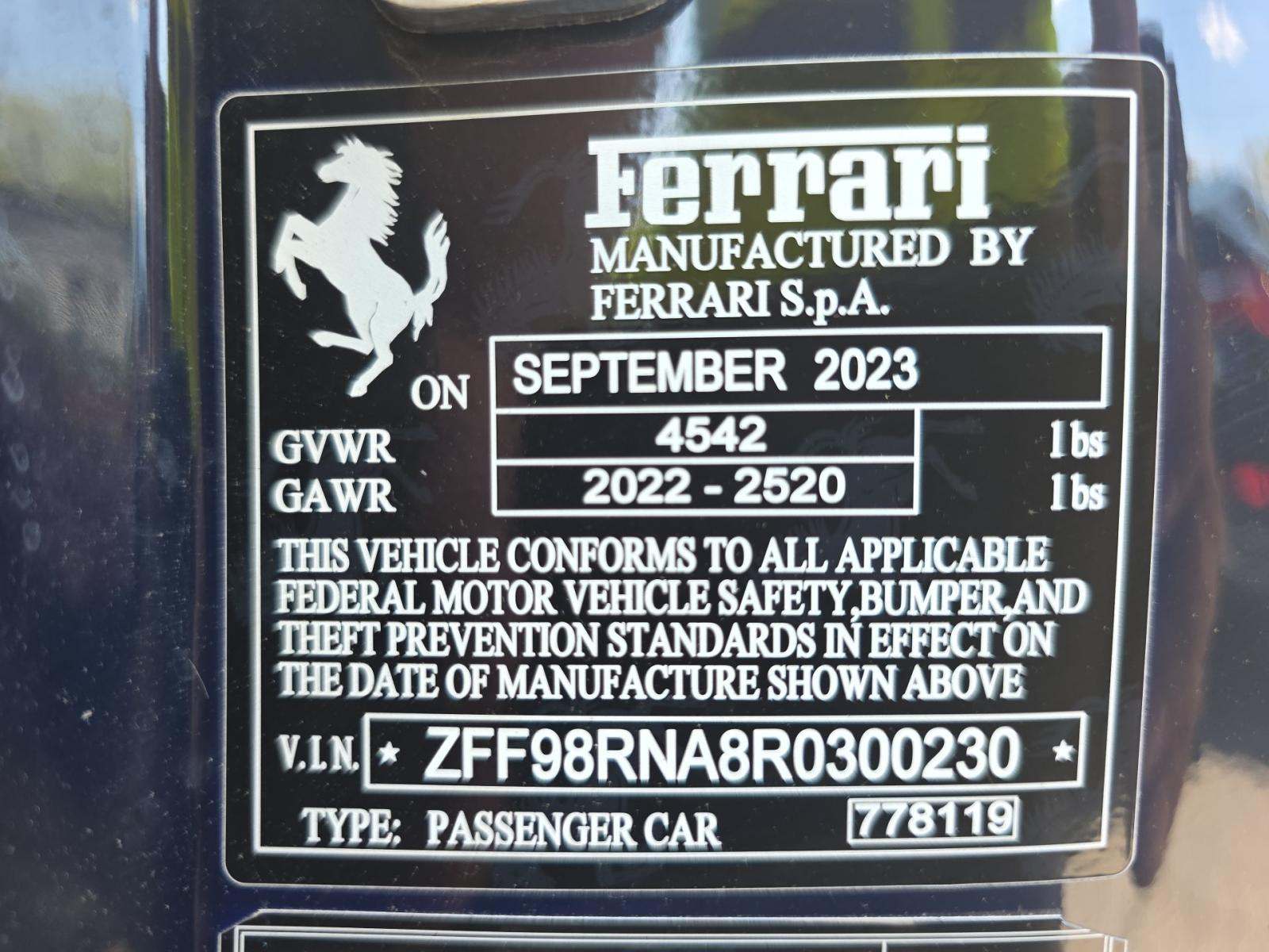 2024 Ferrari Roma Base RWD