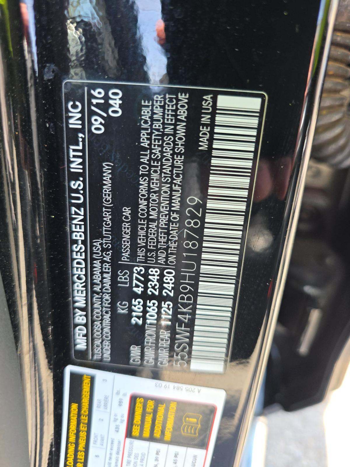 2017 Mercedes-Benz C-Class C 300 AWD