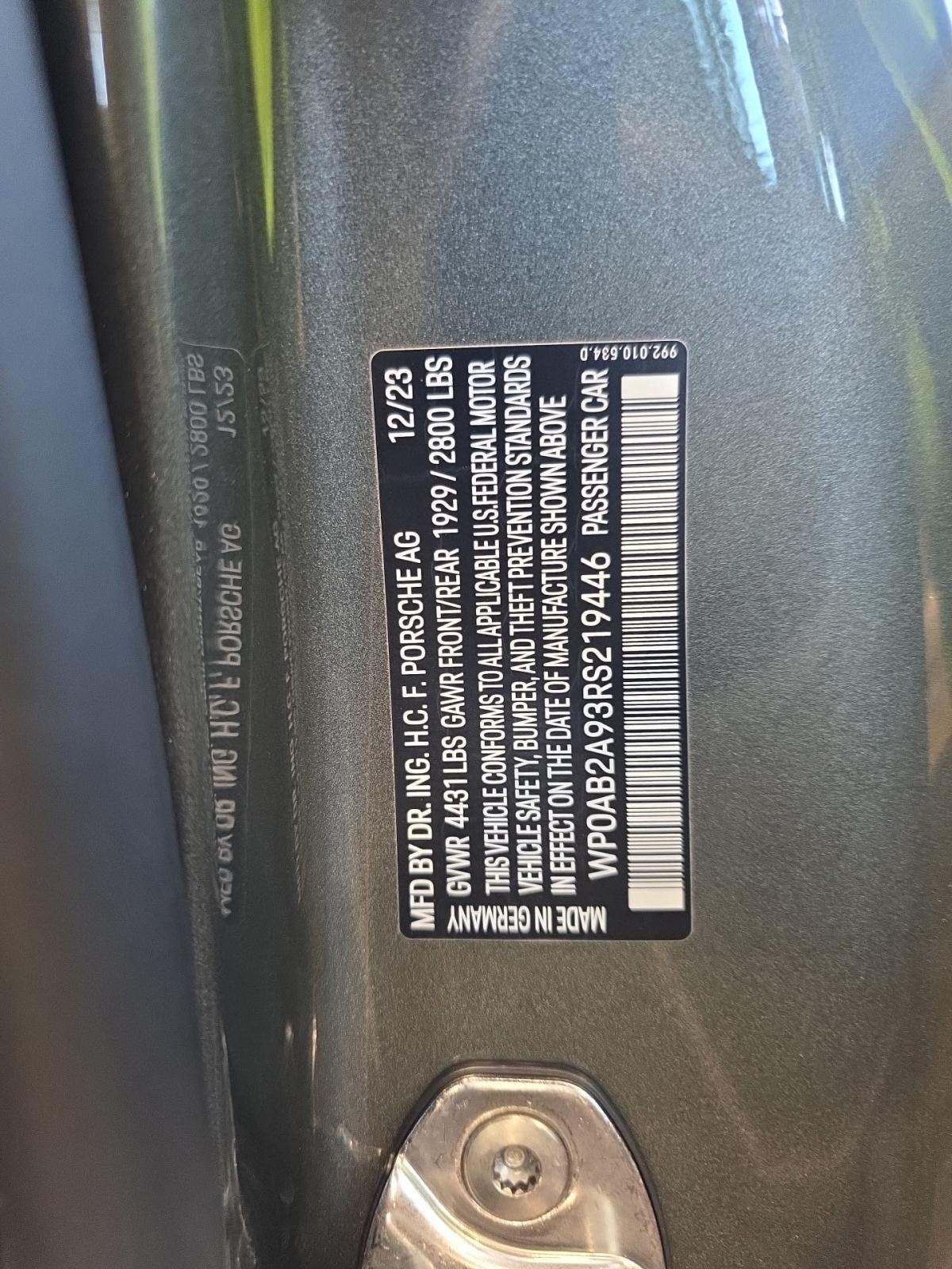 2024 Porsche 911 Carrera 4S AWD