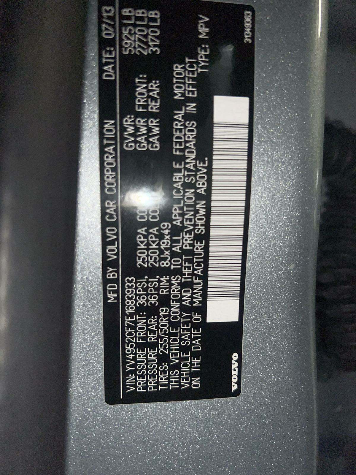 2014 Volvo XC90 R-Design FWD