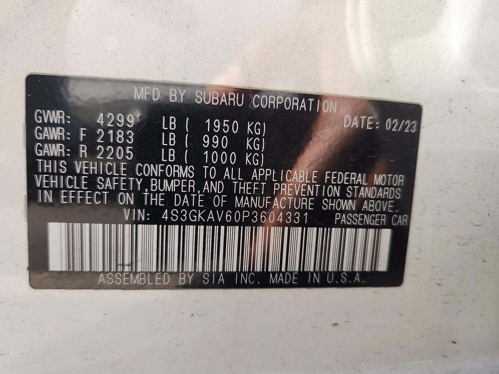 2023 Subaru Impreza Premium AWD