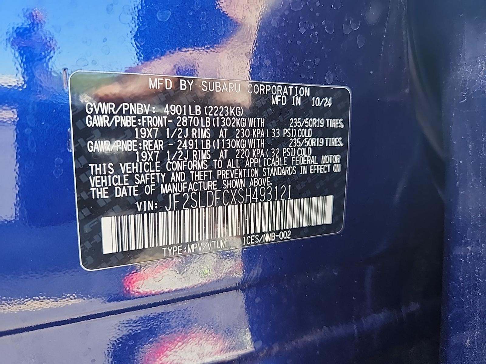 2025 Subaru Forester Sport AWD