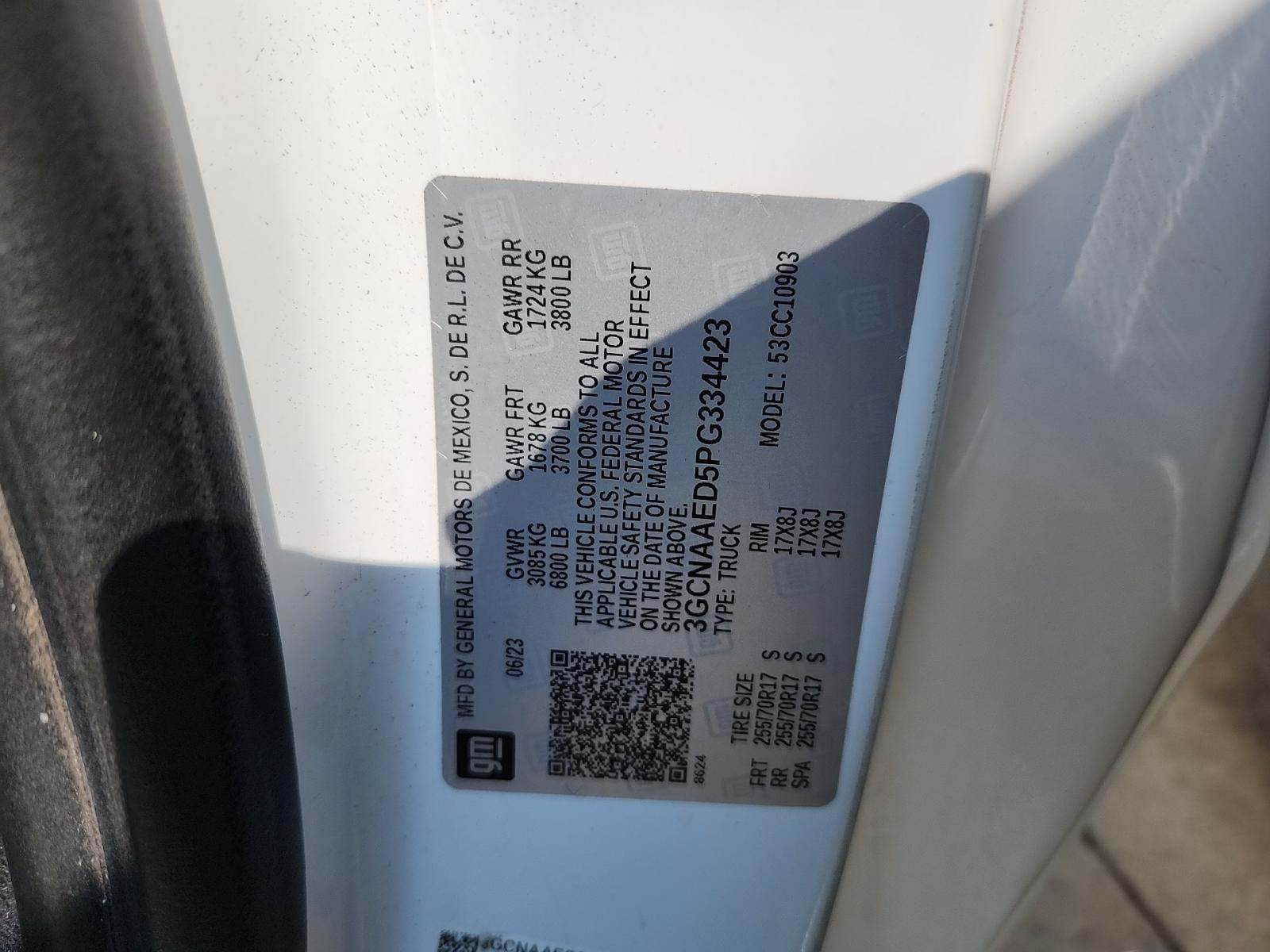 2023 Chevrolet Silverado 1500 Work Truck RWD