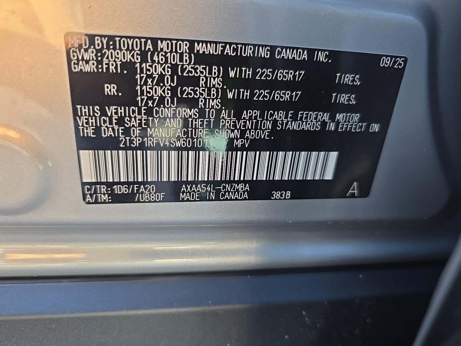 2025 Toyota RAV4 XLE AWD