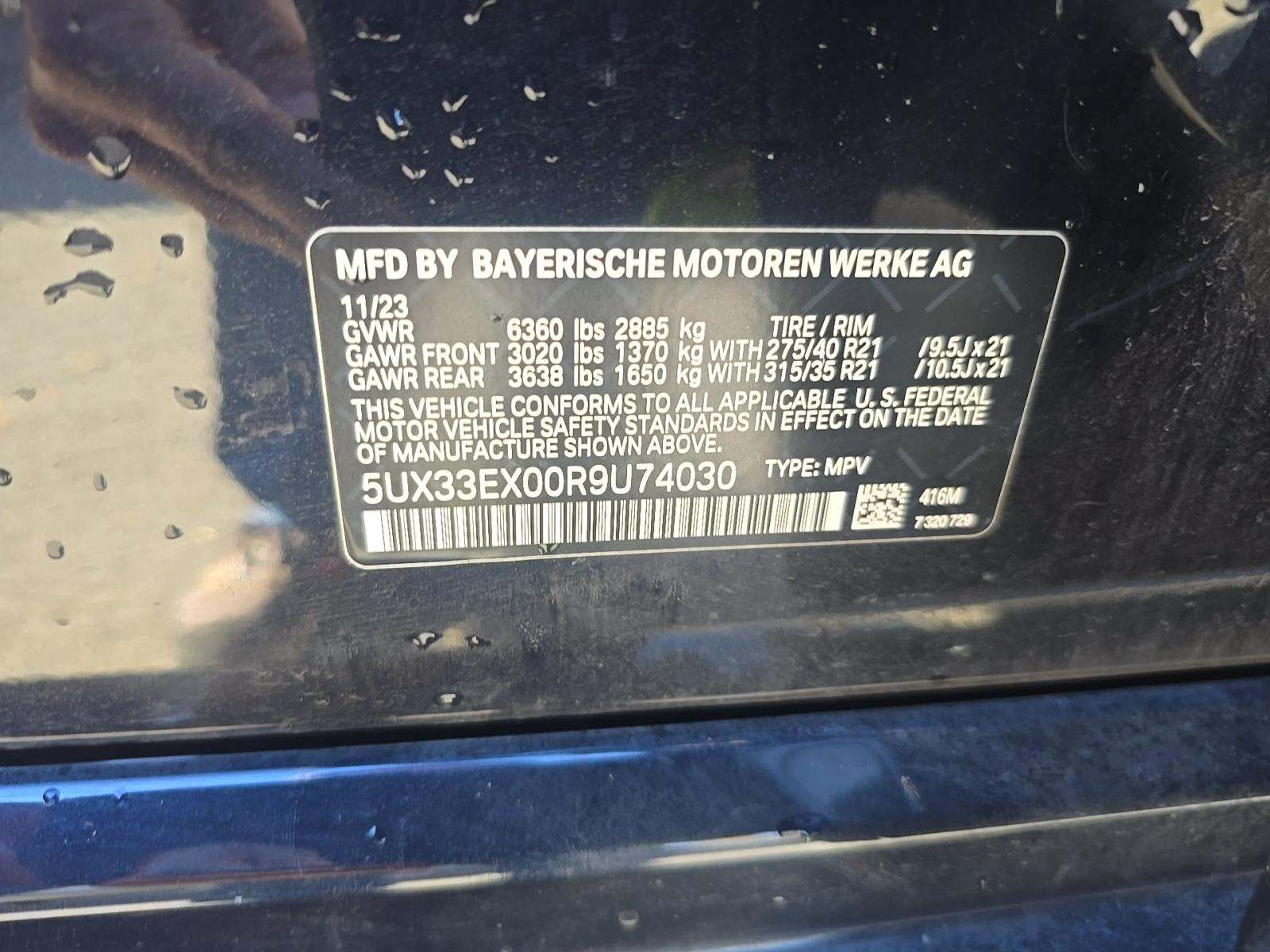 2024 BMW X6 xDrive40i AWD