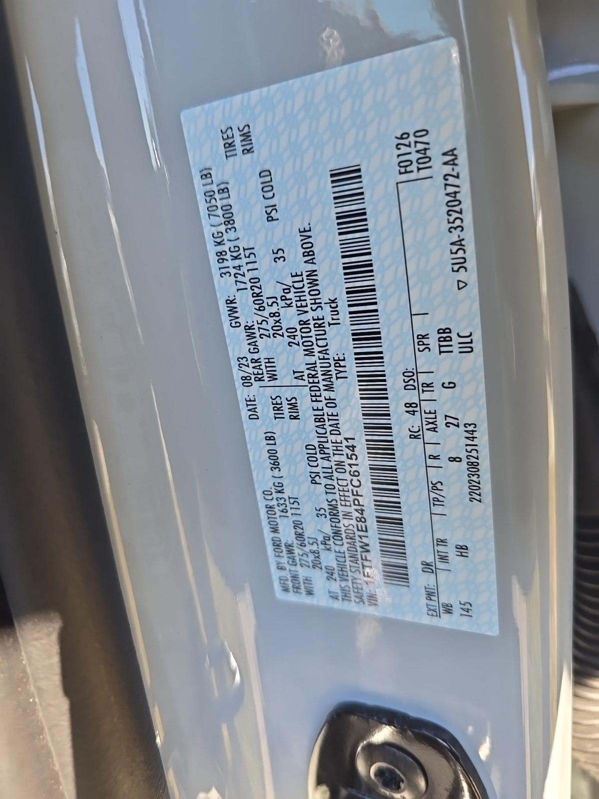 2023 Ford F-150 Lariat AWD