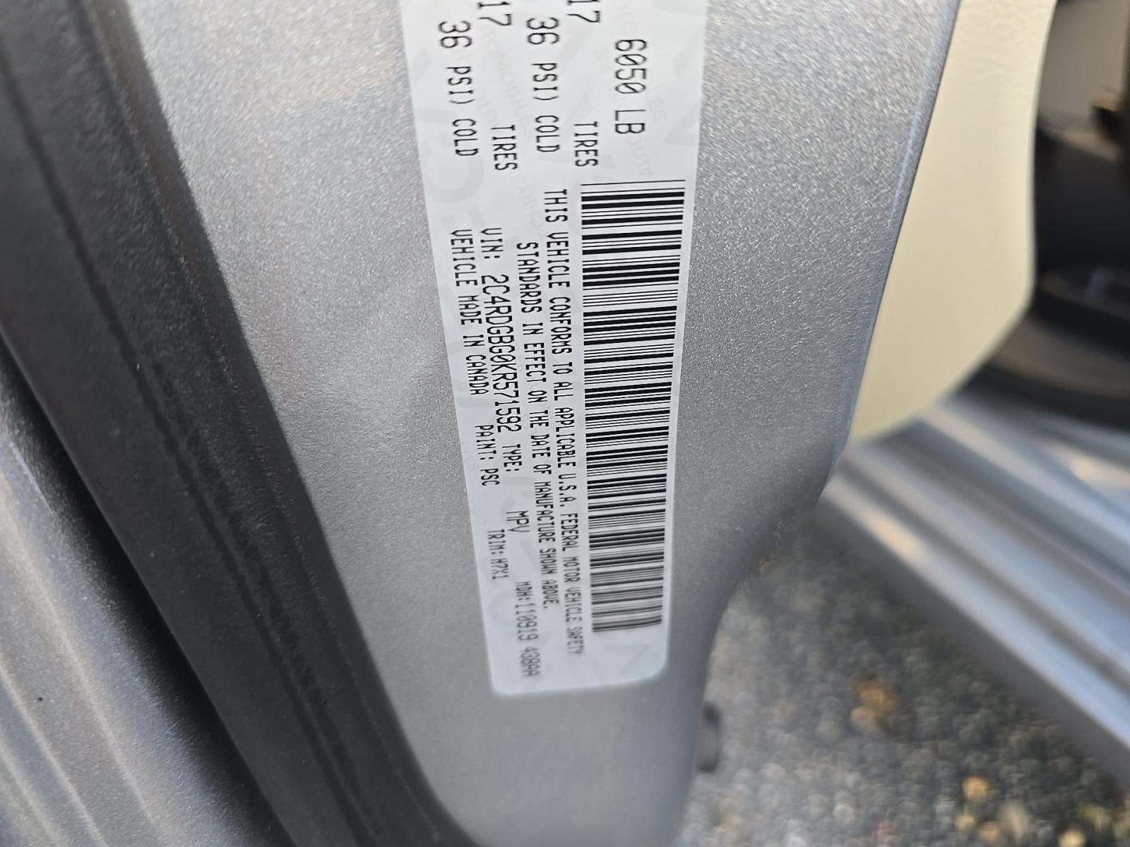 2019 Dodge Grand Caravan SE FWD