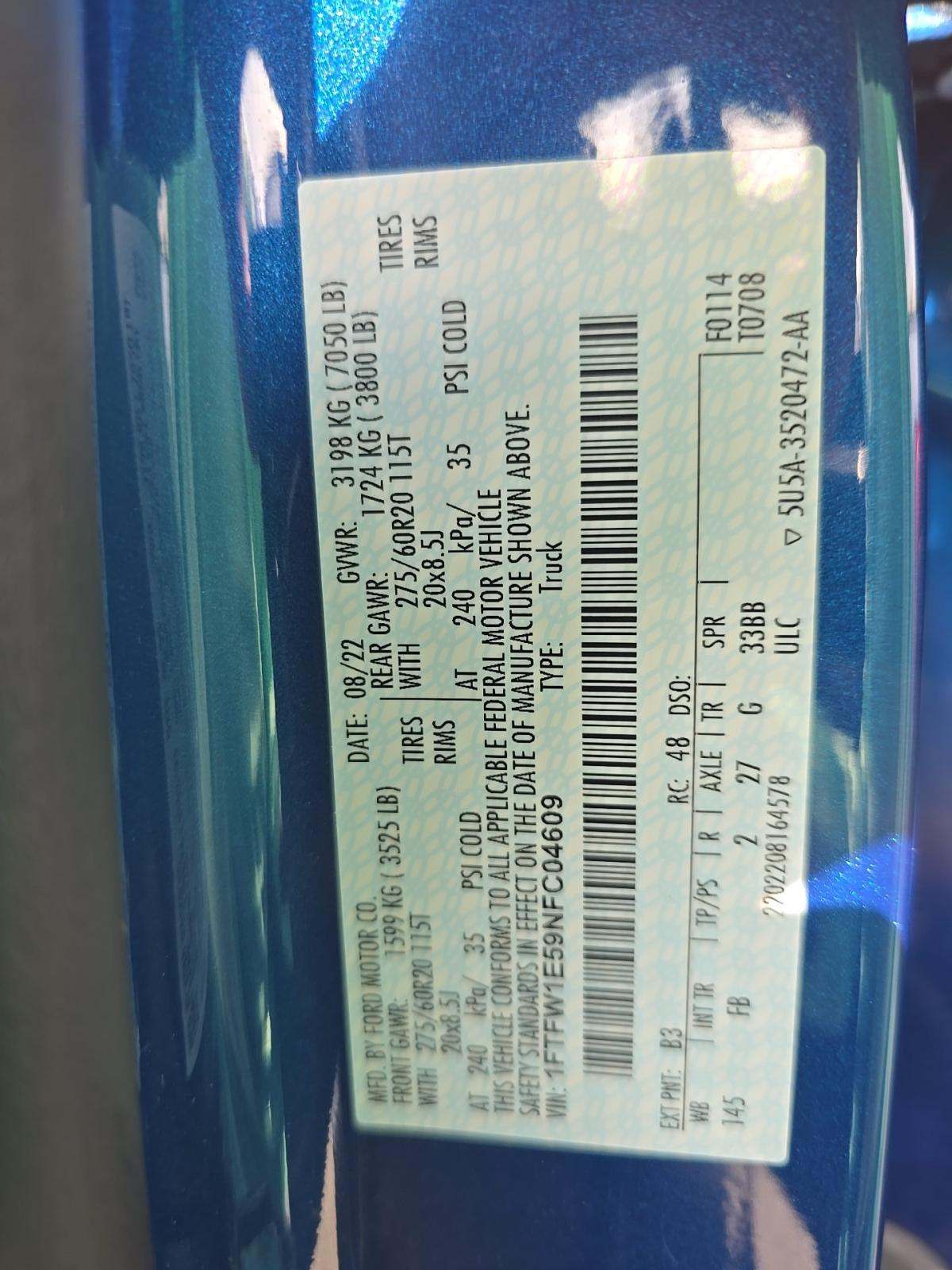 2022 Ford F-150 XLT AWD