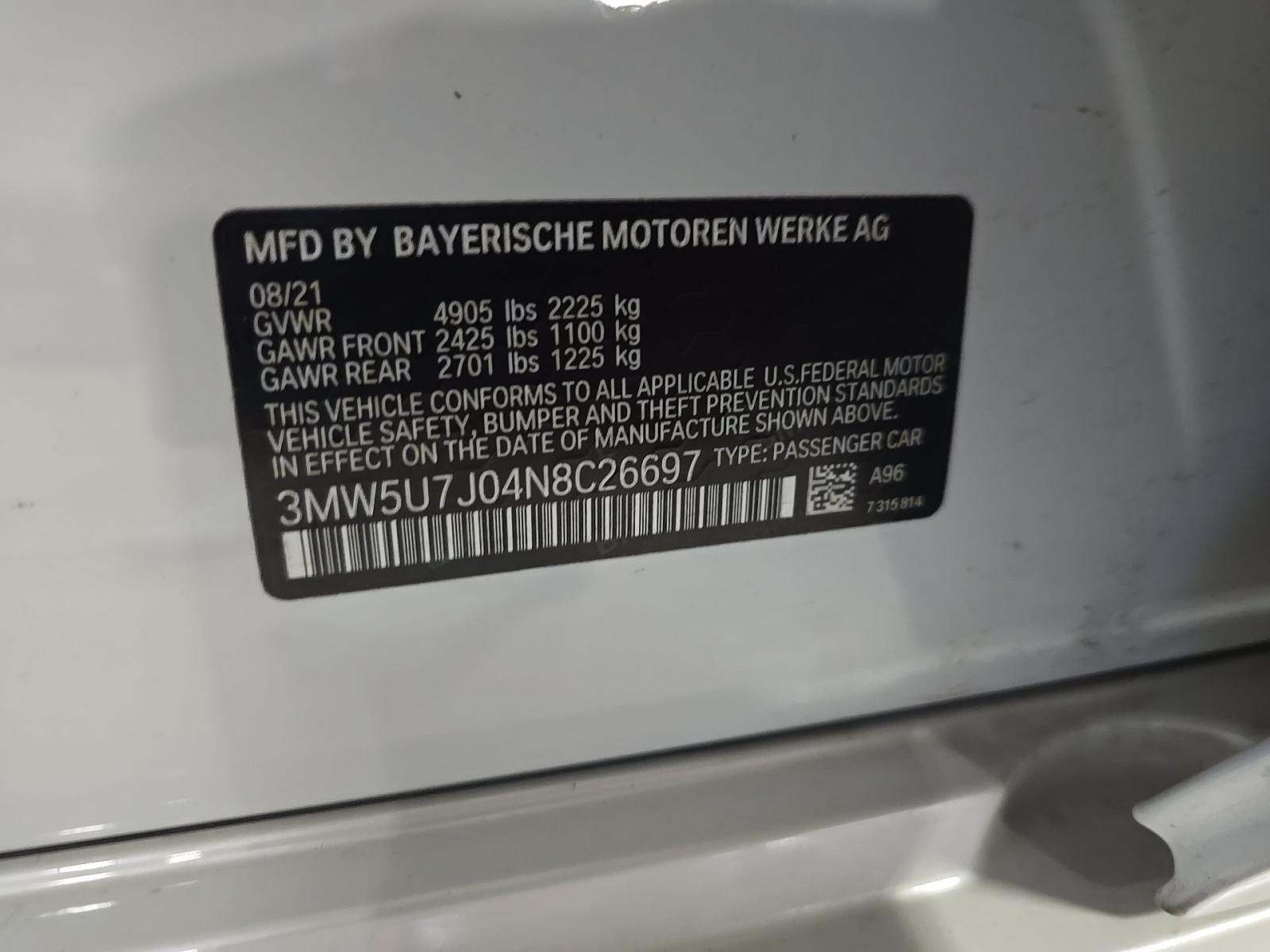 2022 BMW 3 Series M340i RWD