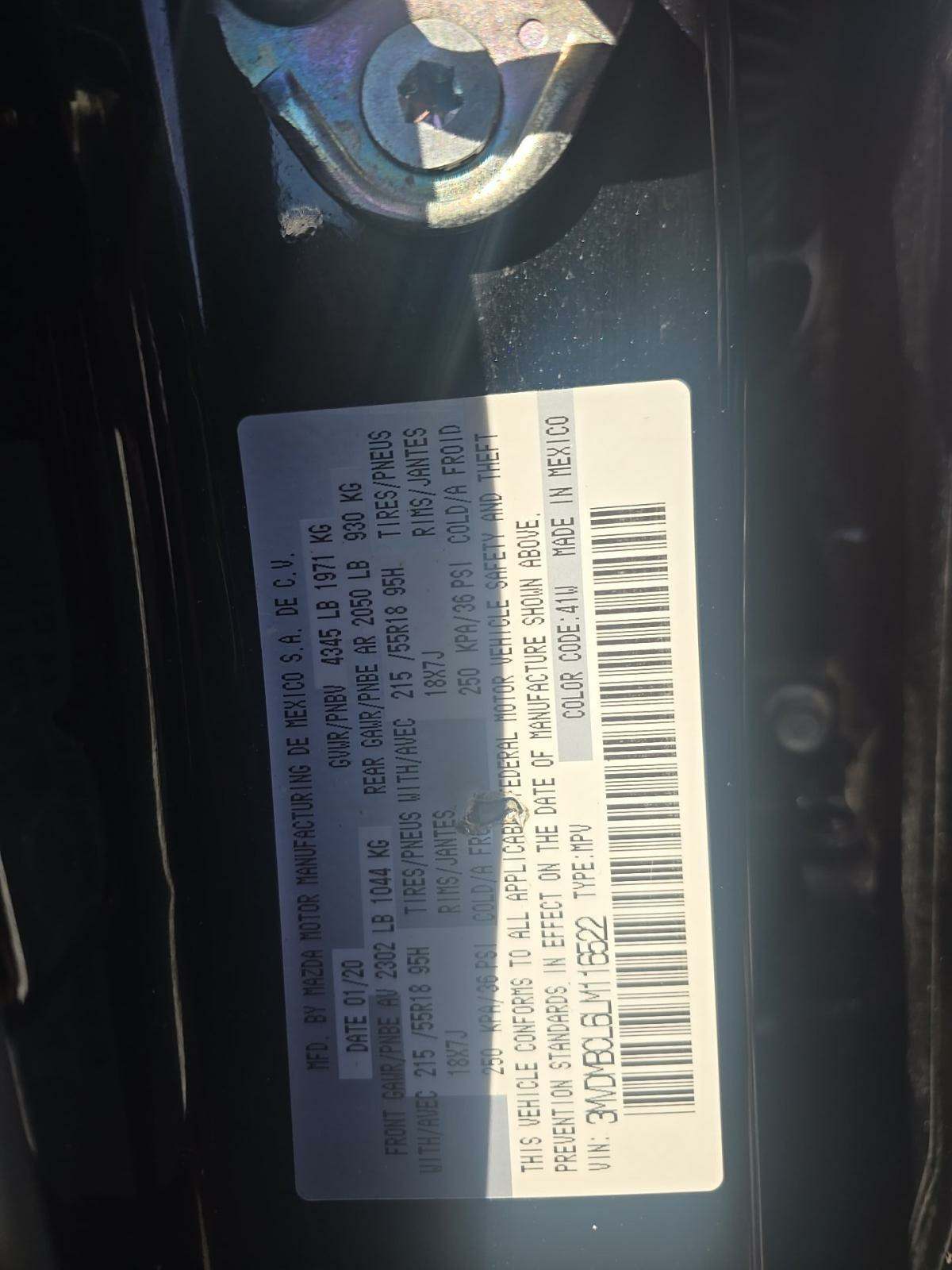 2020 MAZDA CX-30 Select Package AWD